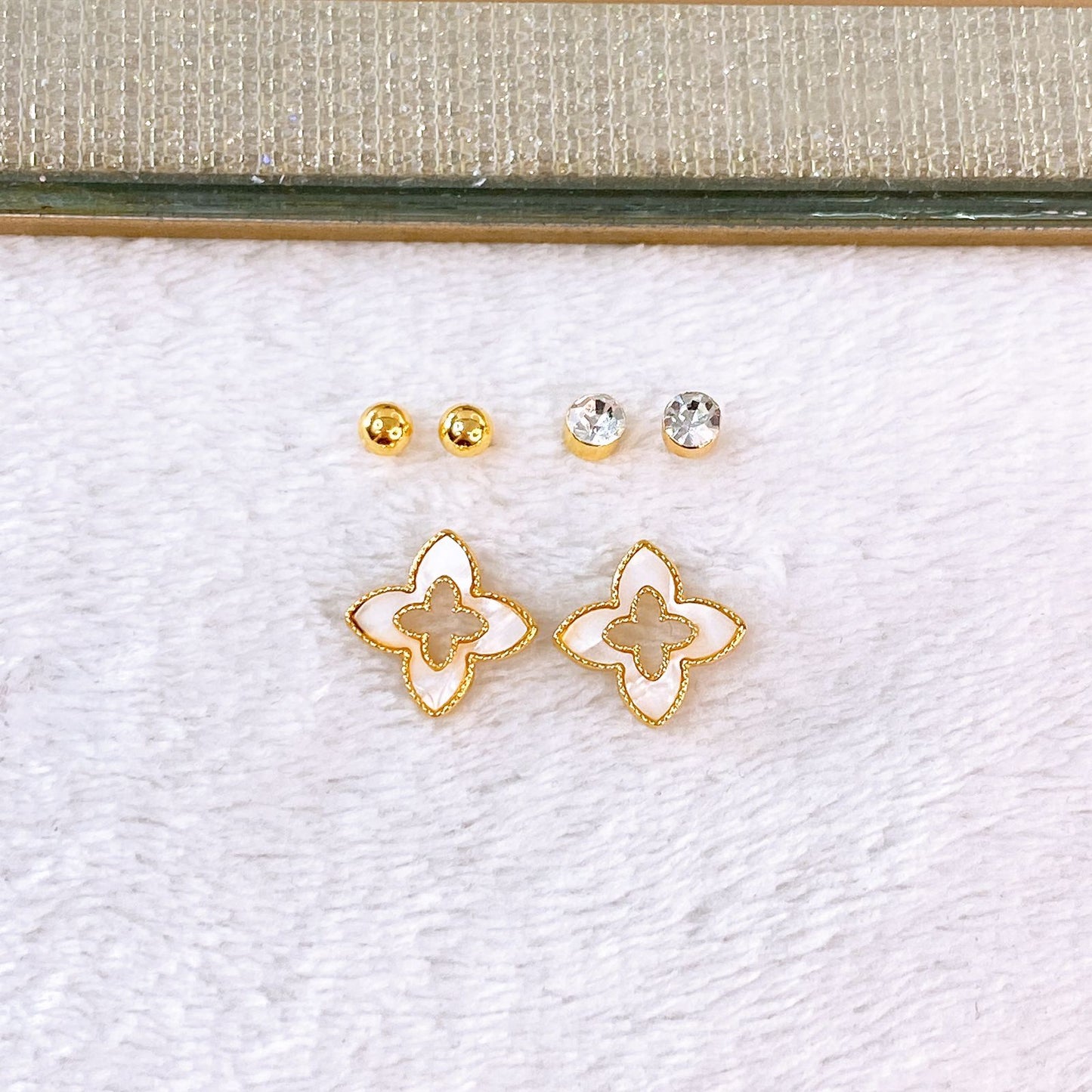 Set de Aretes de Acero Inoxidable AAI2708-5