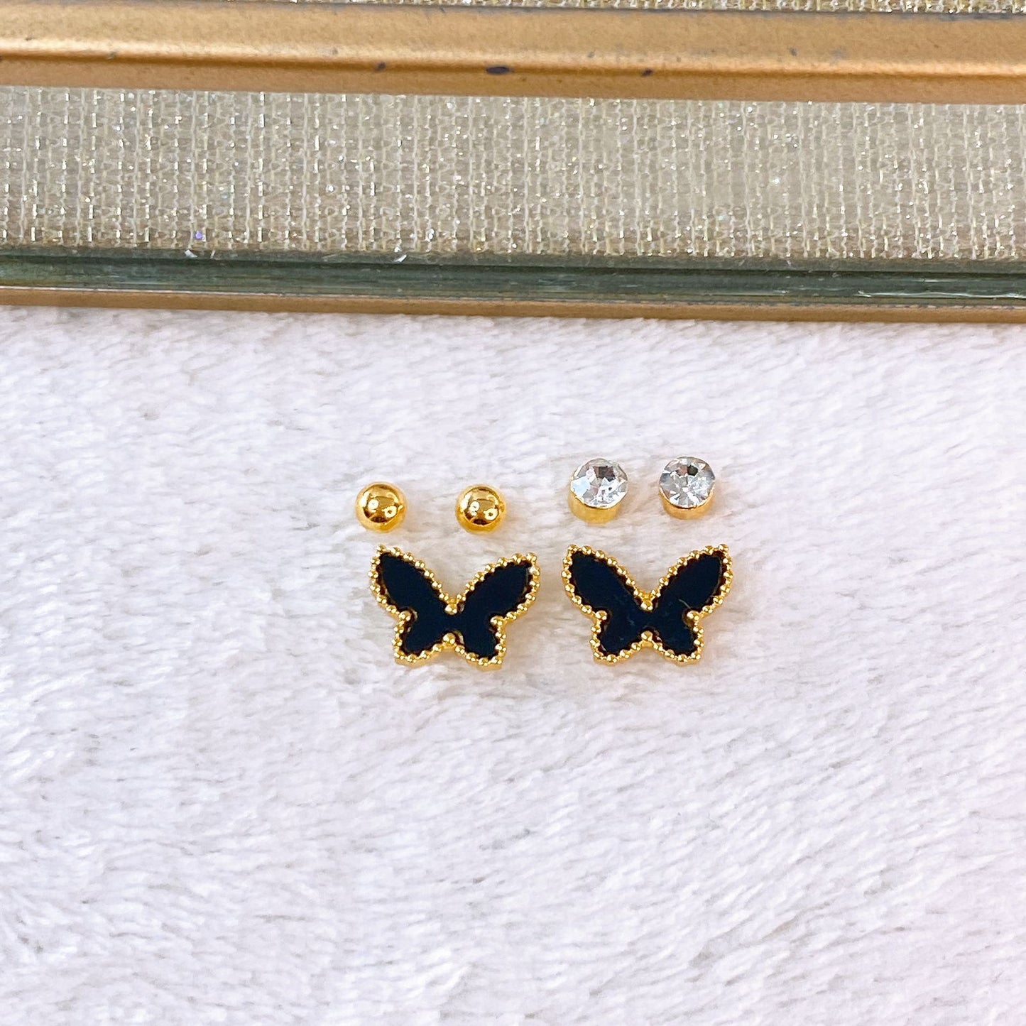Set de Aretes de Acero Inoxidable AAI2706-1