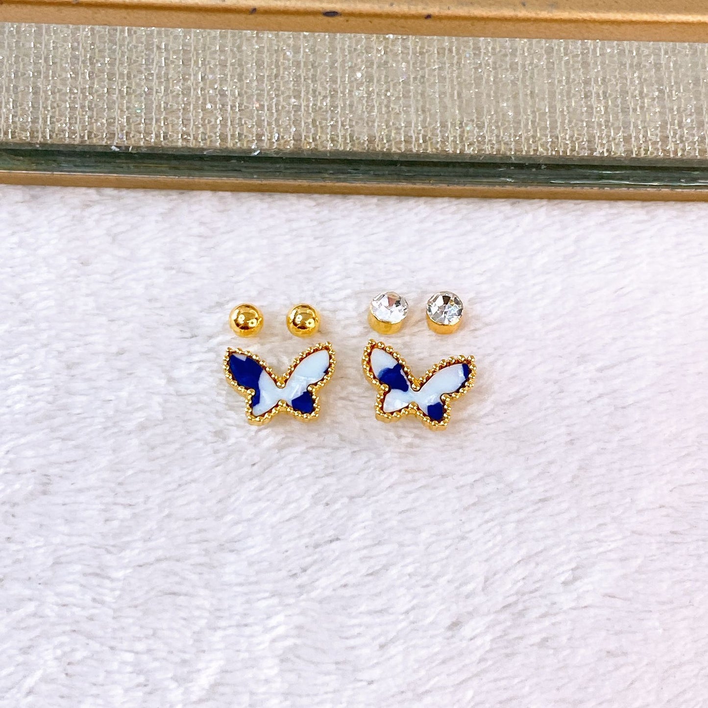 Set de Aretes de Acero Inoxidable AAI2706-7