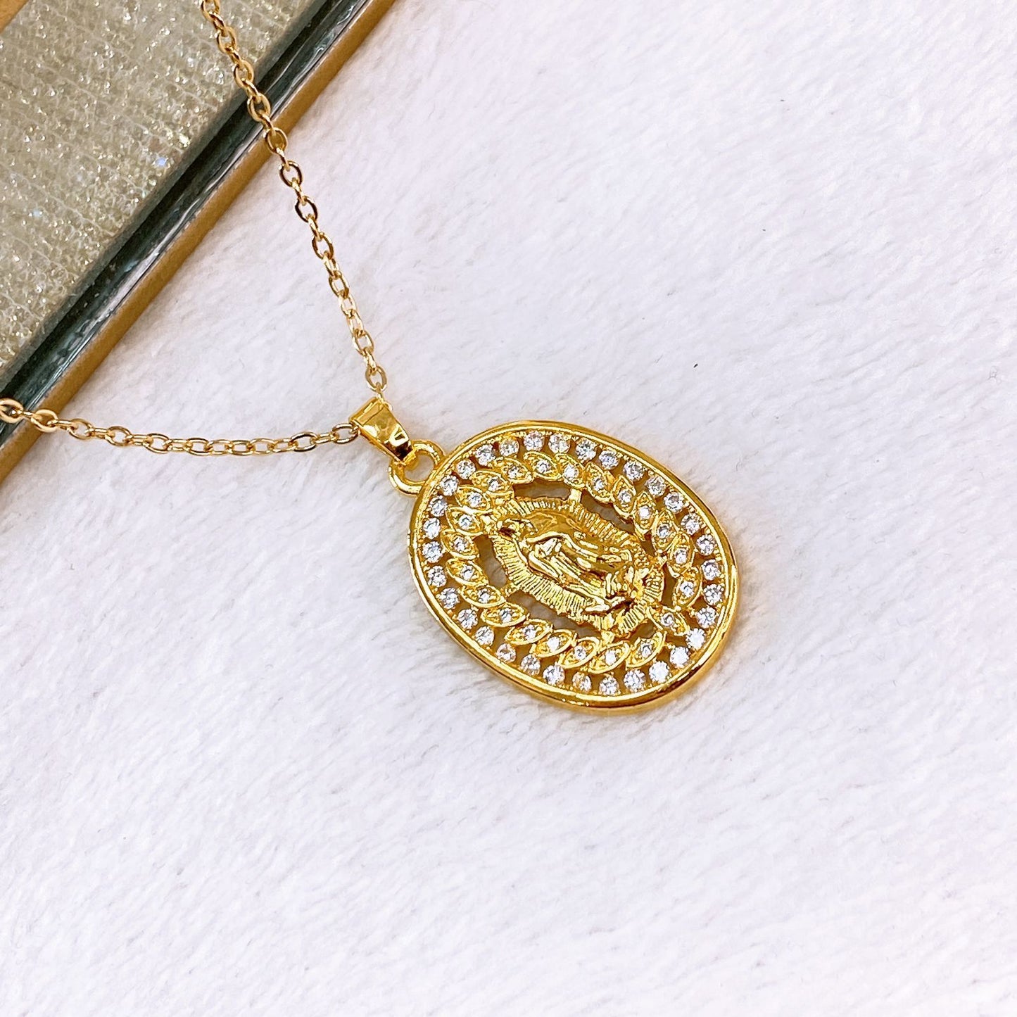 Collar y Dije de Oro Laminado CC2452-1