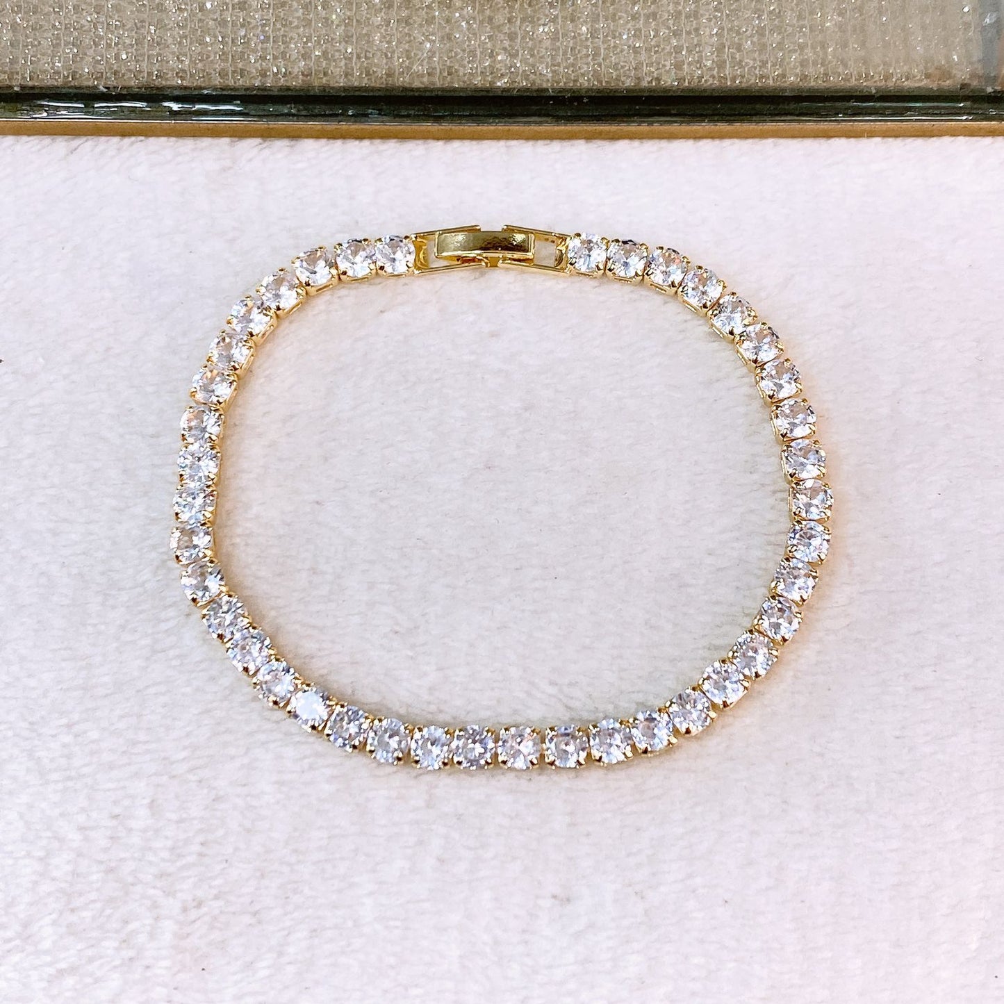 Pulsera de Chapa de Oro COP1761-1