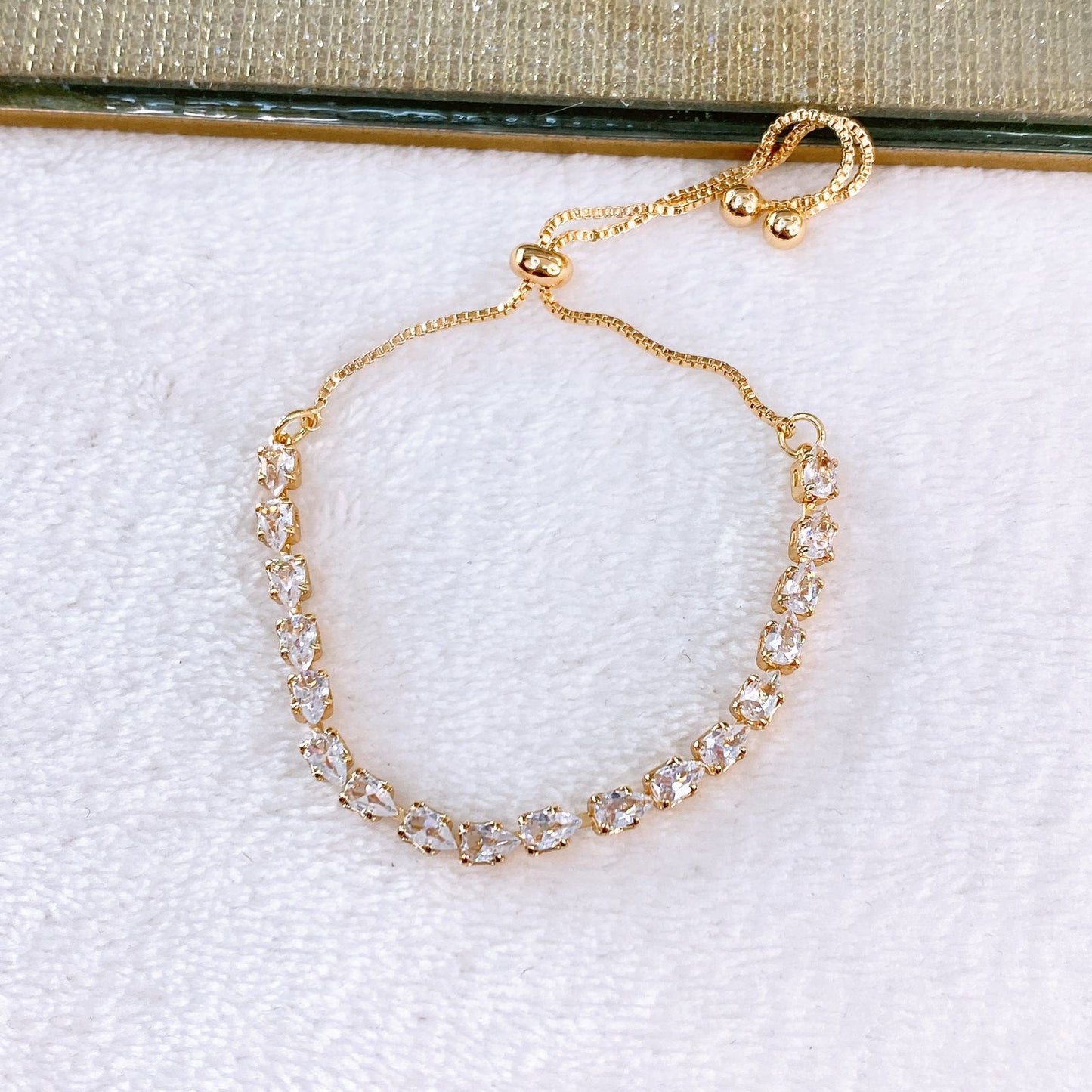 Pulsera de Chapa de Oro COP1791-1