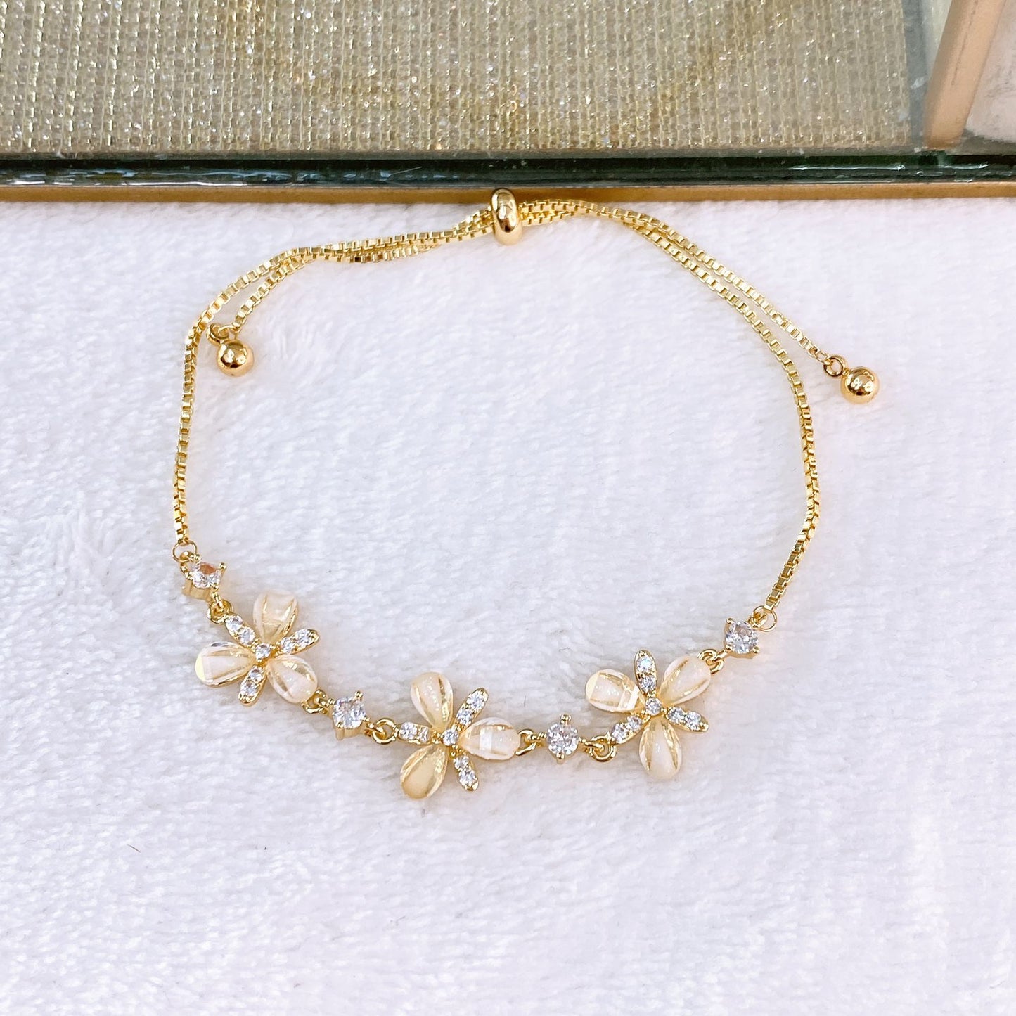 Pulsera de Chapa de Oro COP1778-1