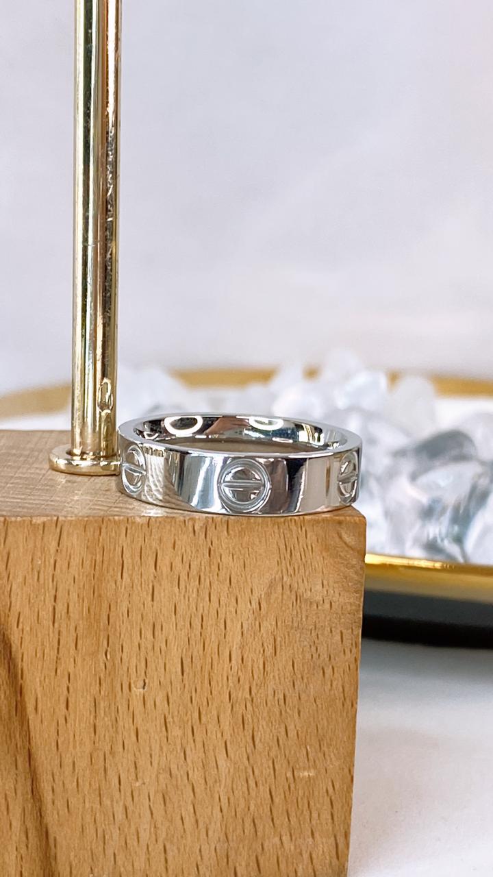 Anillo de Acero Inoxidable Talla #8 RAI1253-8