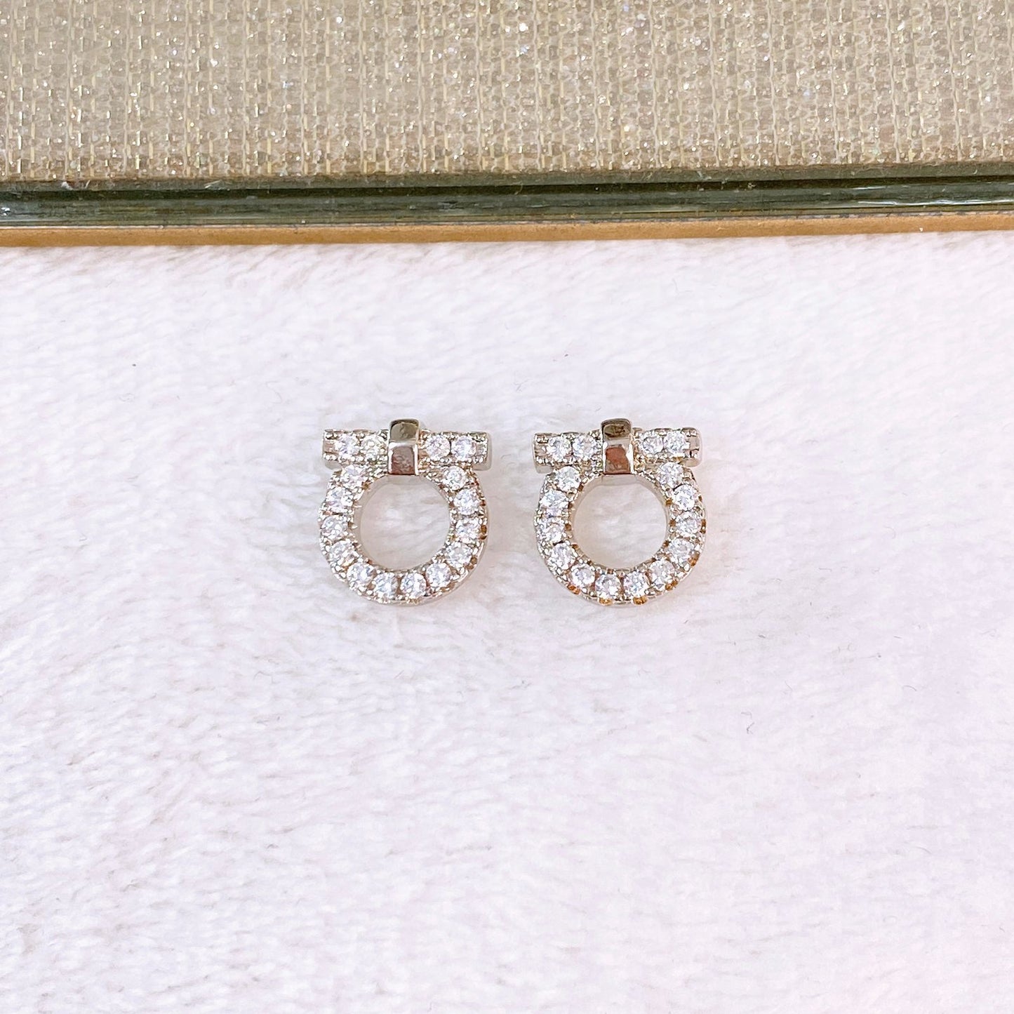 Arete de Chapa de Oro COA2738-2