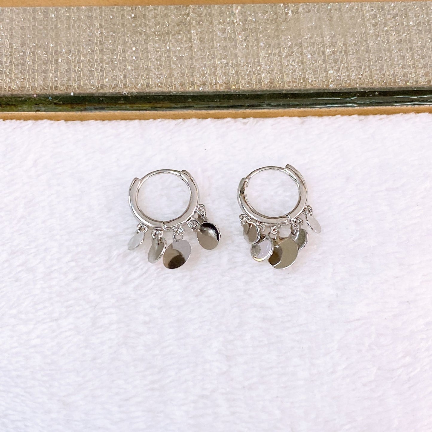 Arete de Chapa de Oro COA2741-2