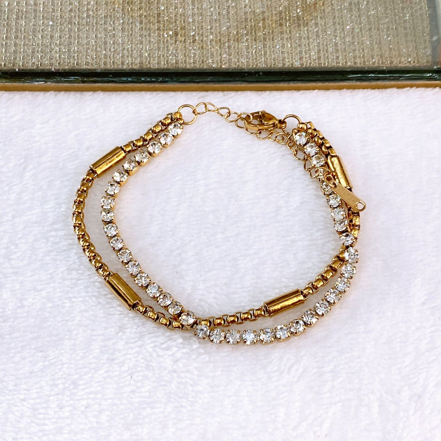 Pulsera Doble de Acero Inoxidable PAI1589-1
