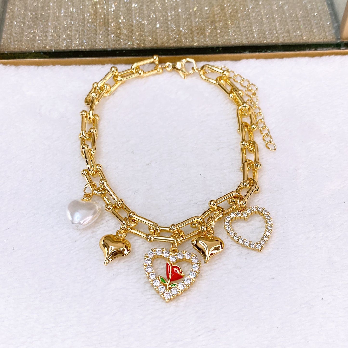 Pulsera de Chapa de Oro COP1838-1