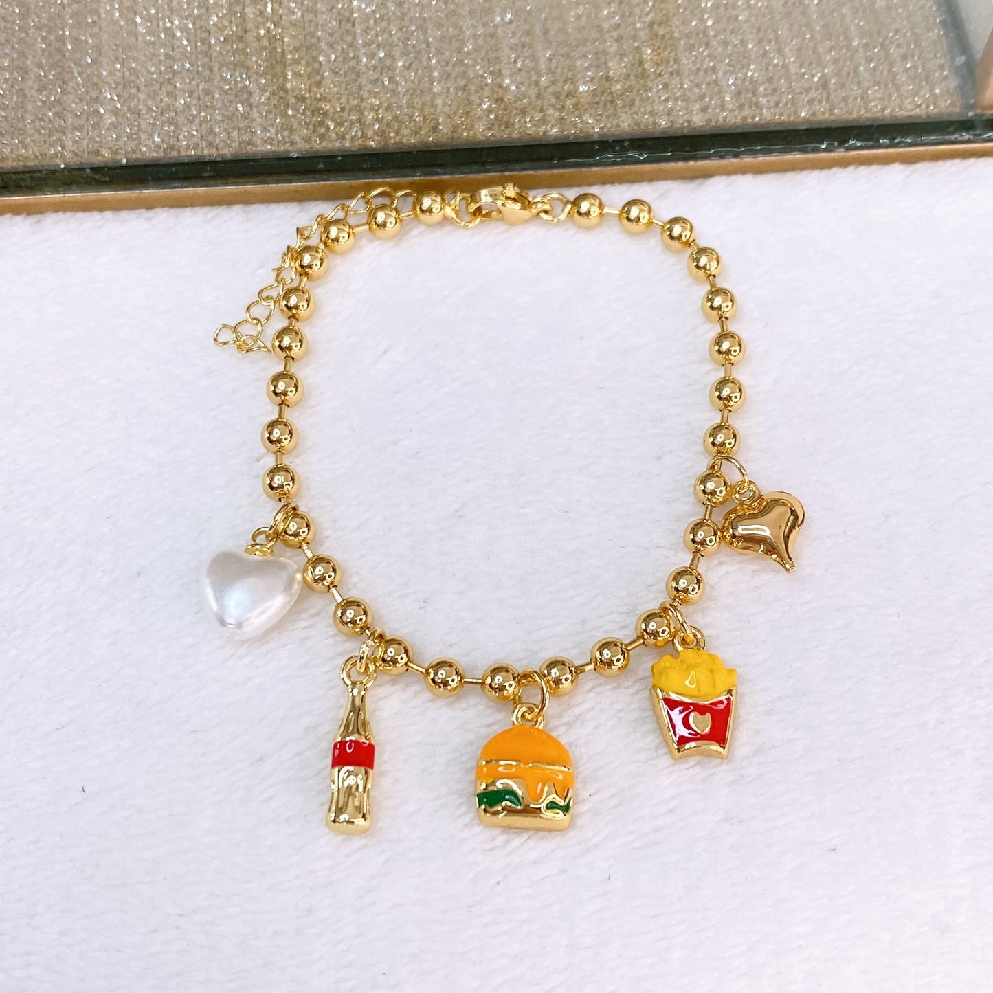 Pulsera de Chapa de Oro COP1827-1