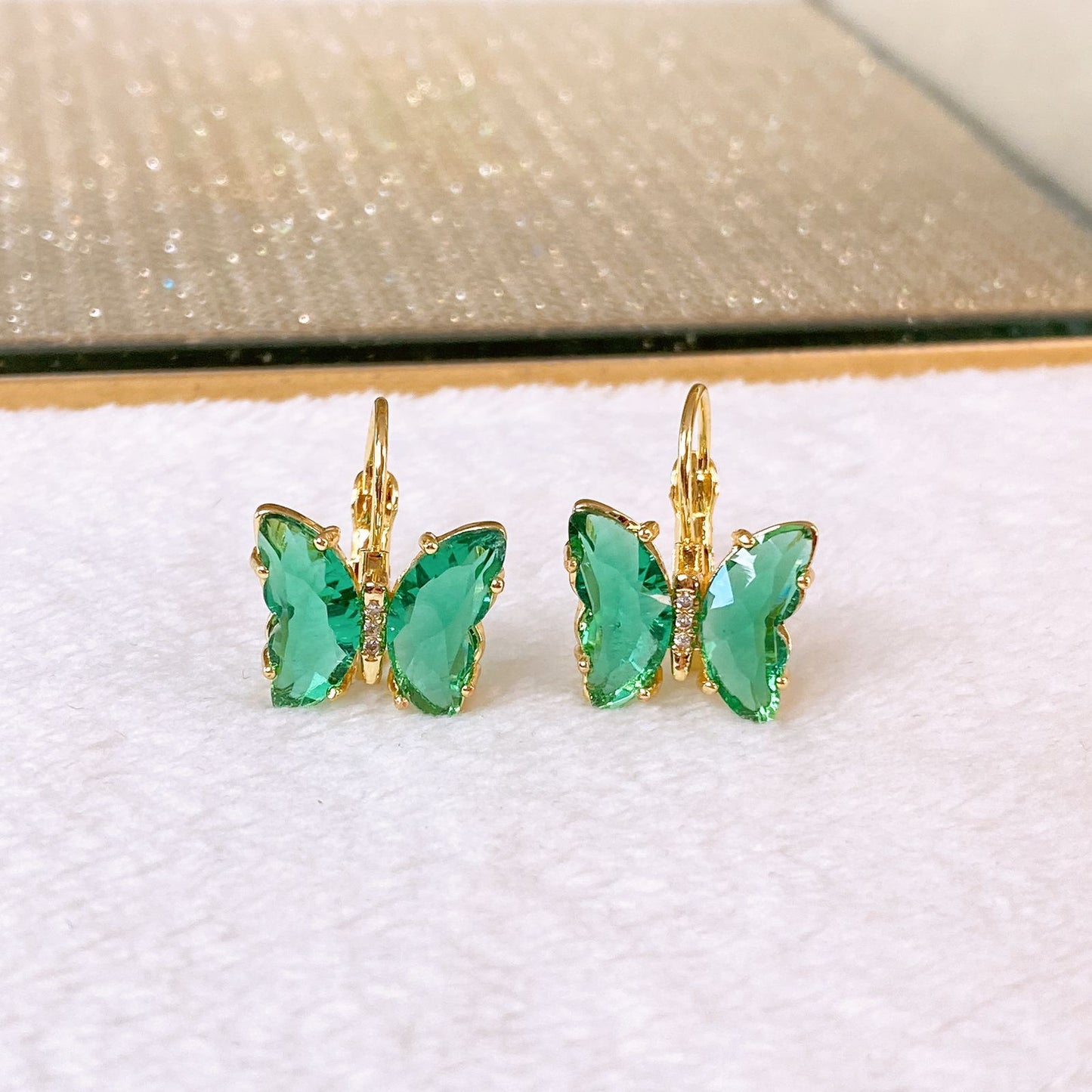 Arete de Chapa de Oro COA2770-9