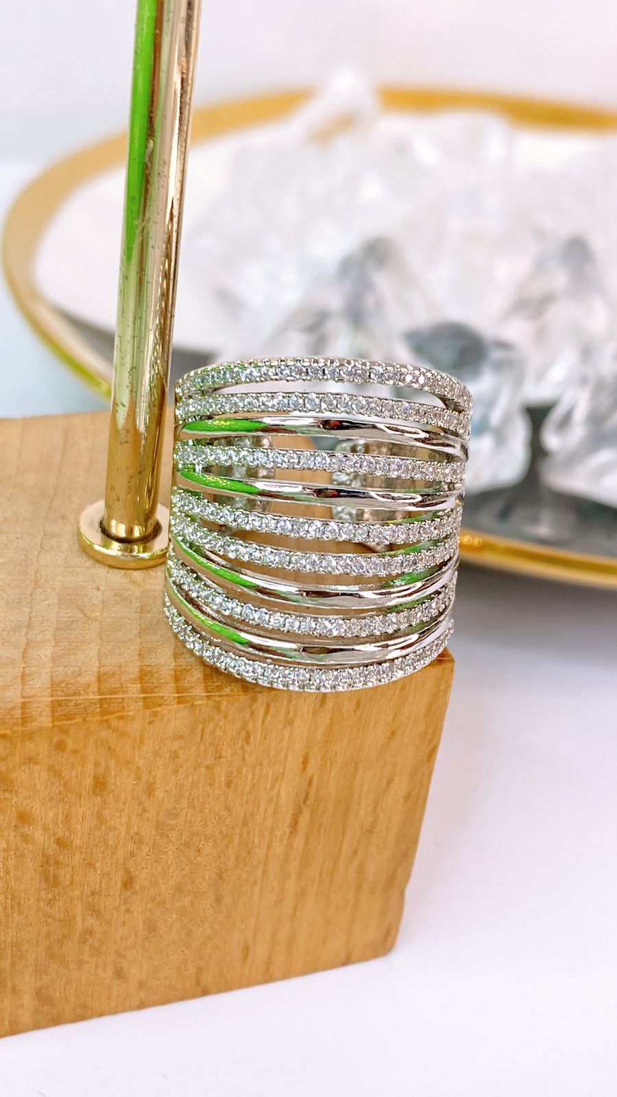 Anillo Chapa de Oro Ajustable ACO1670-2