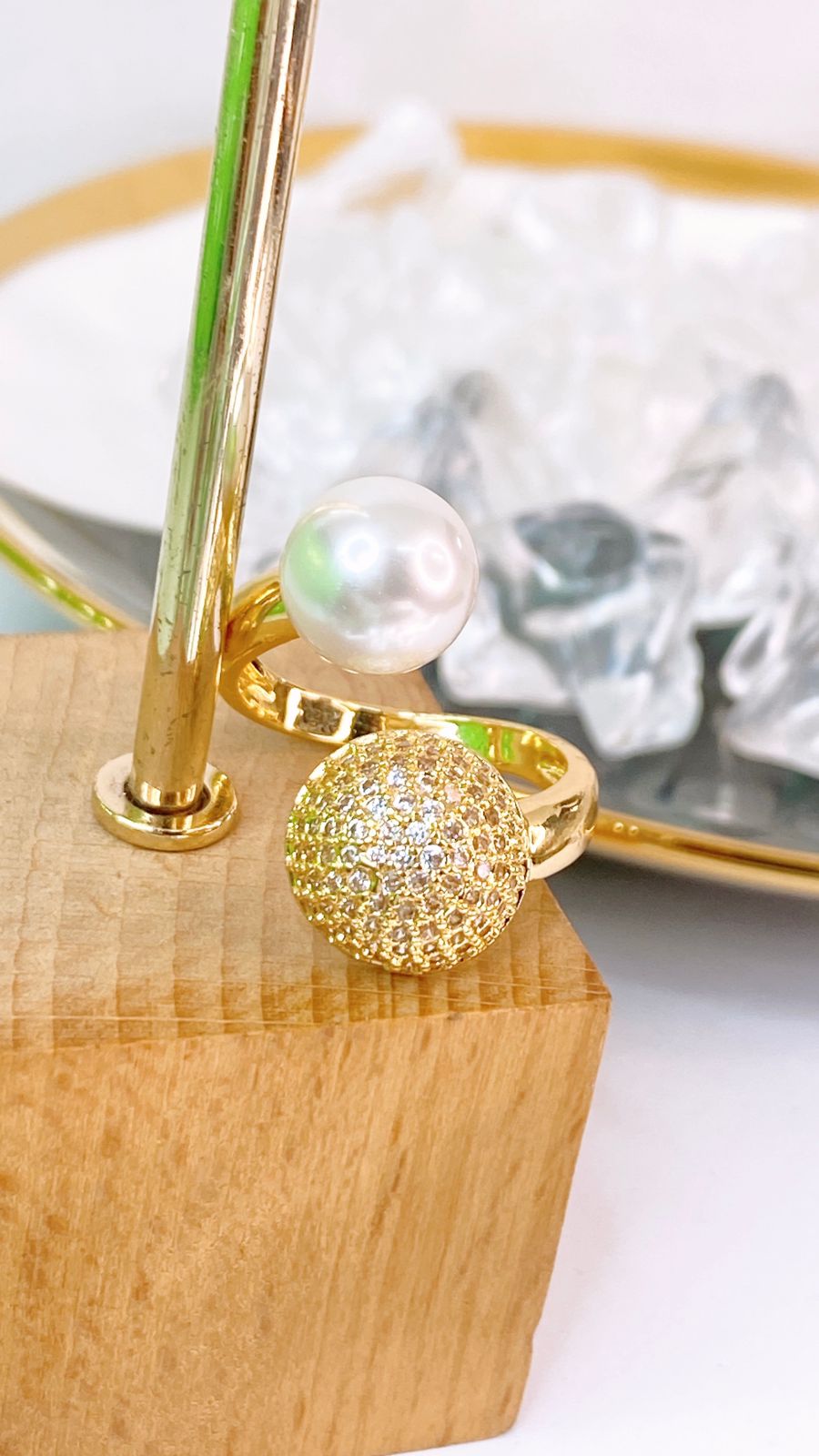 Anillo Chapa de Oro Ajustable ACO1669-1