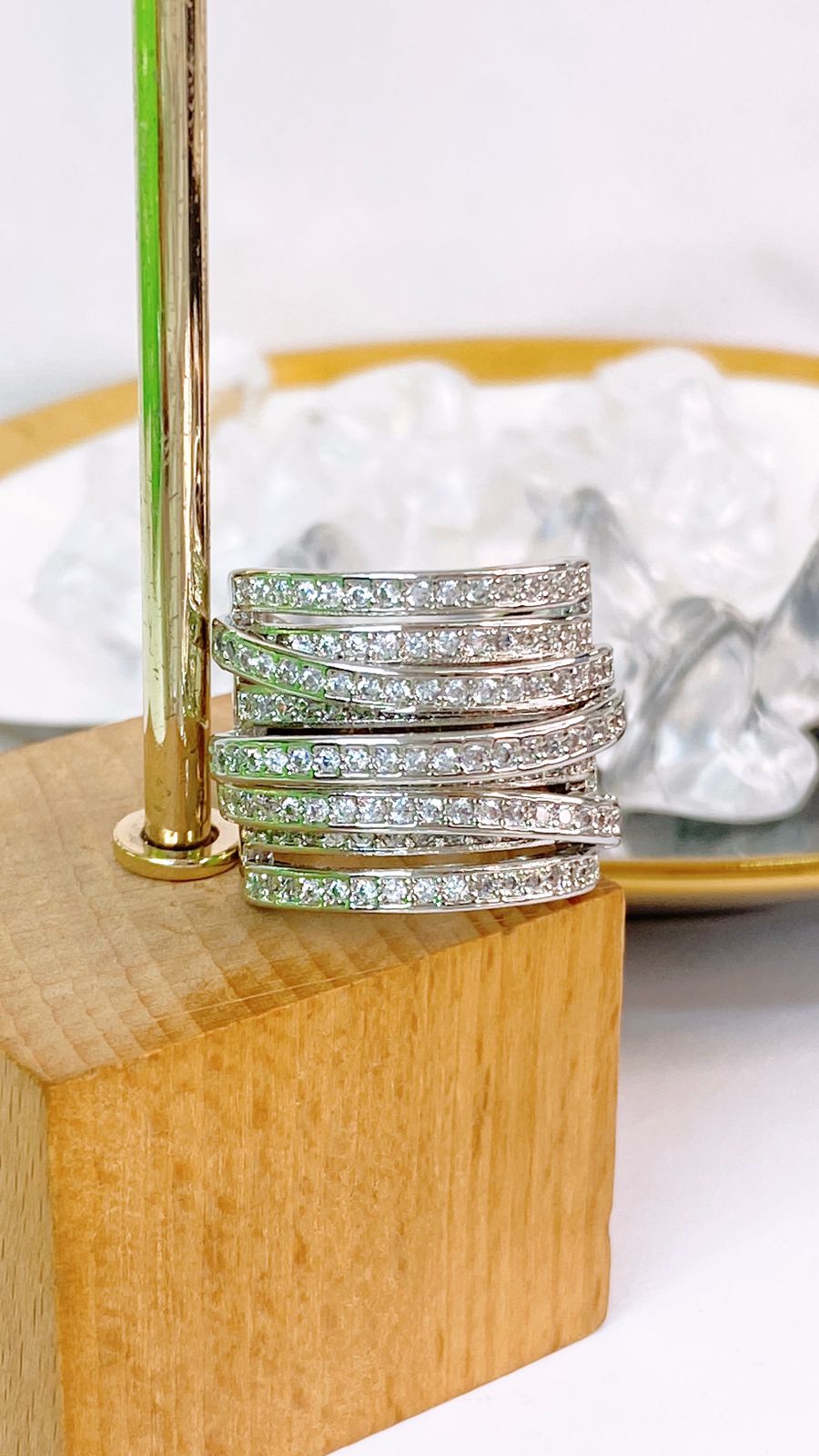 Anillo Chapa de Oro Talla #8 ACO1674-8
