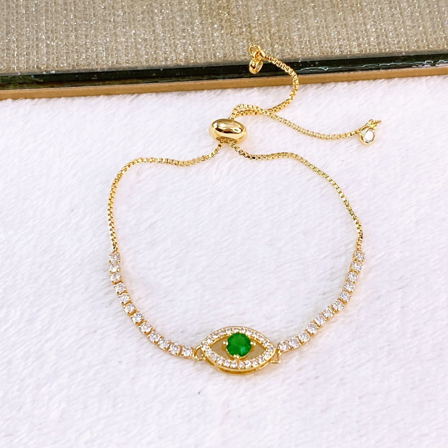 Pulsera de Chapa de Oro COP1882-2
