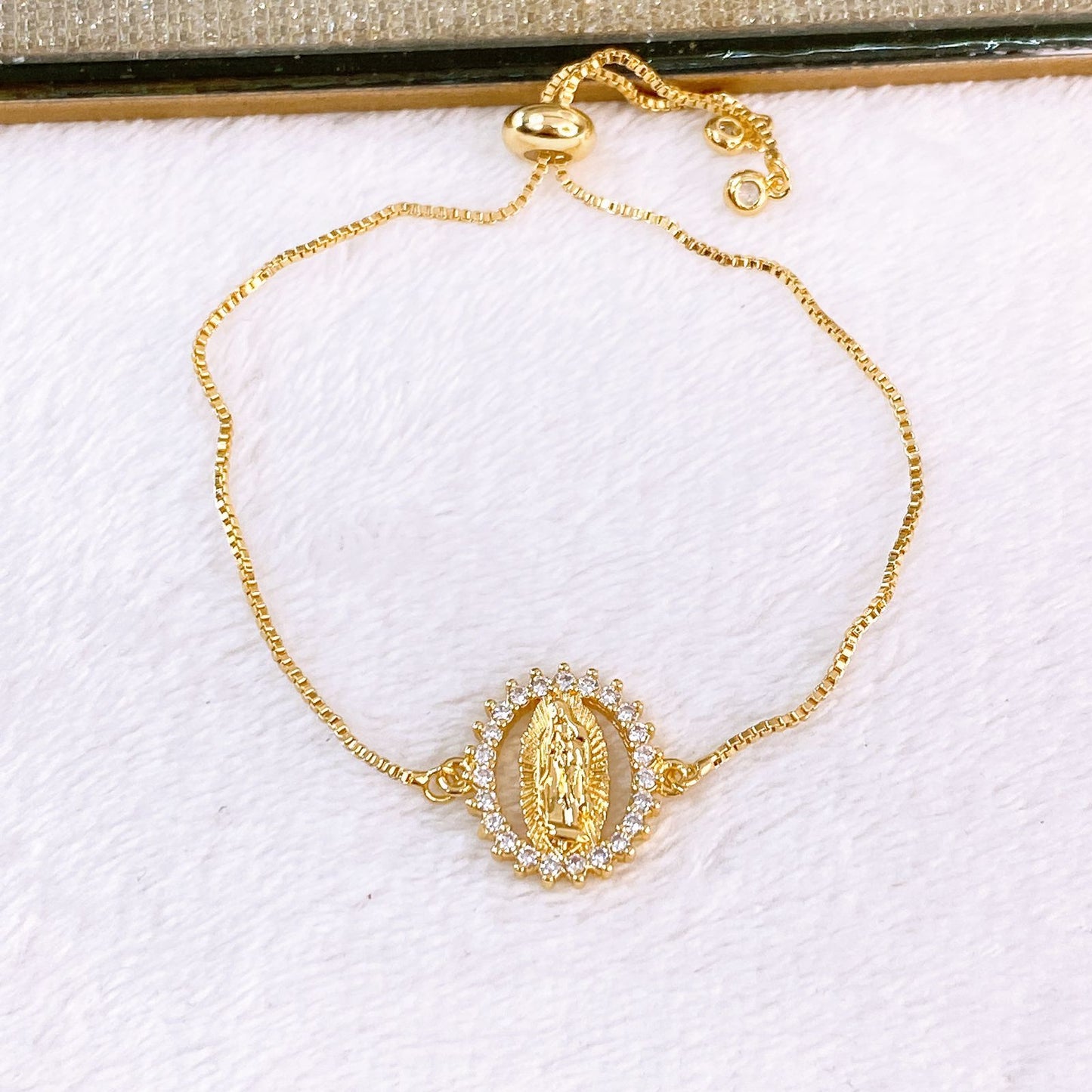 Pulsera de Chapa de Oro COP1886-1