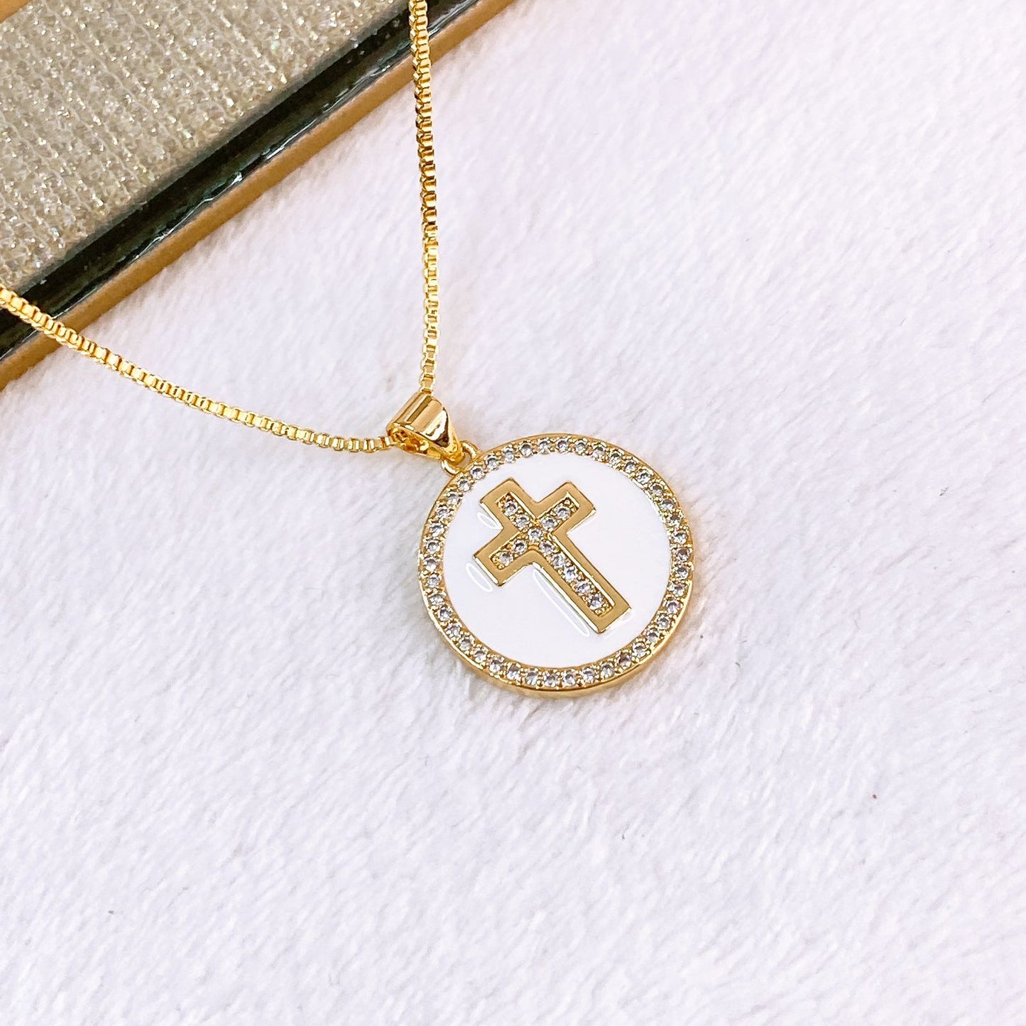 Collar de Chapa de Oro CC2489-1