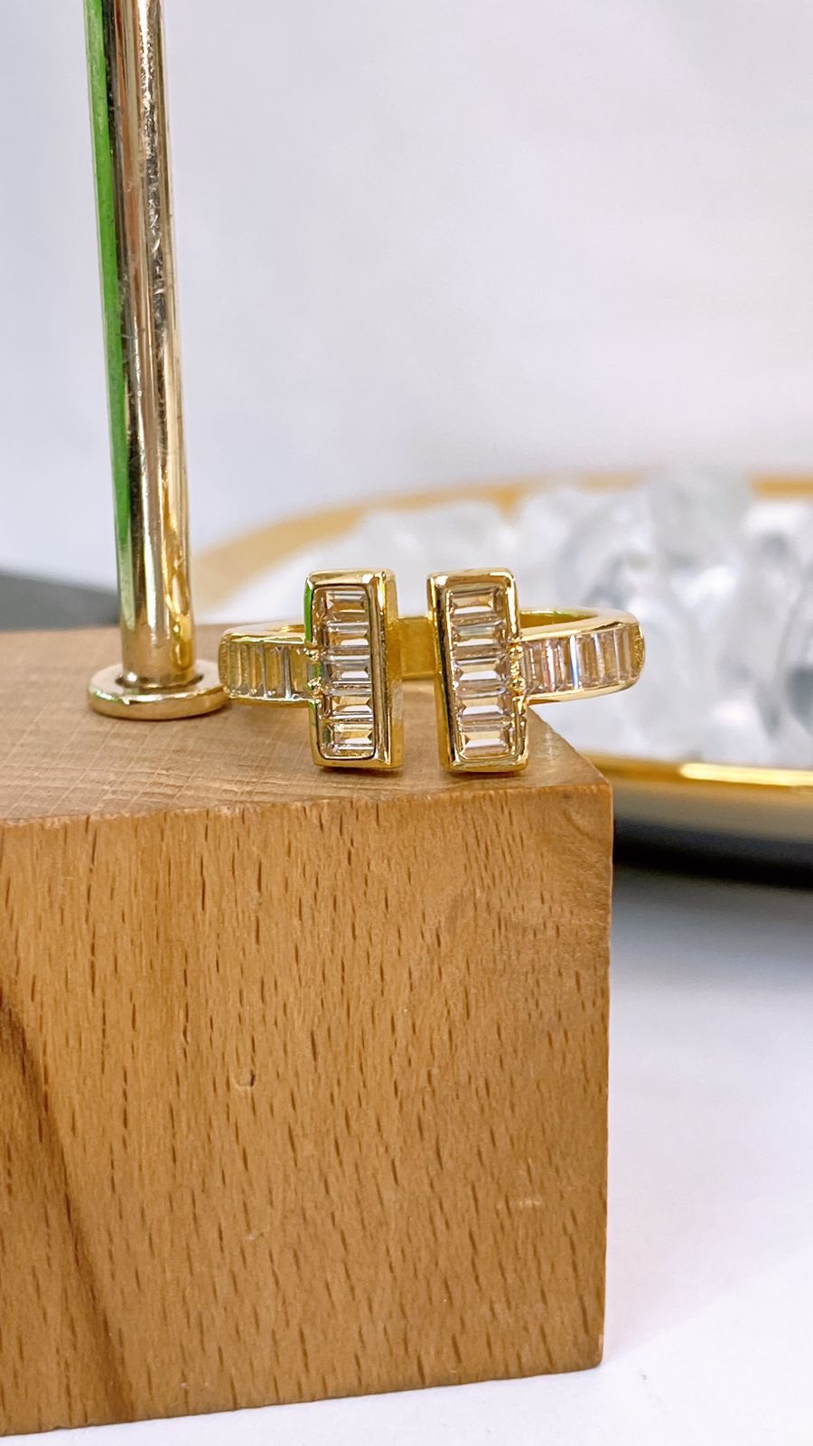 Anillo Chapa de Oro Ajustable ACO1681-1