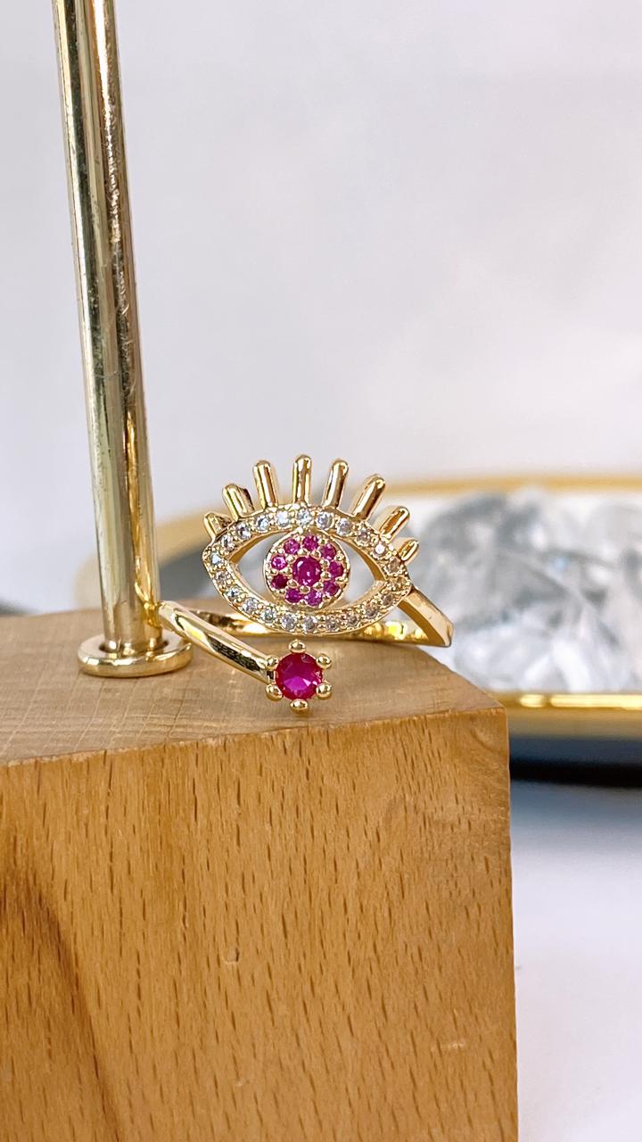 Anillo de Chapa de Oro Ajustable ACO1700-3