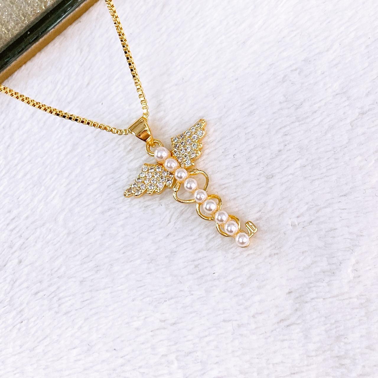 Collar de Chapa de Oro CC2533-1