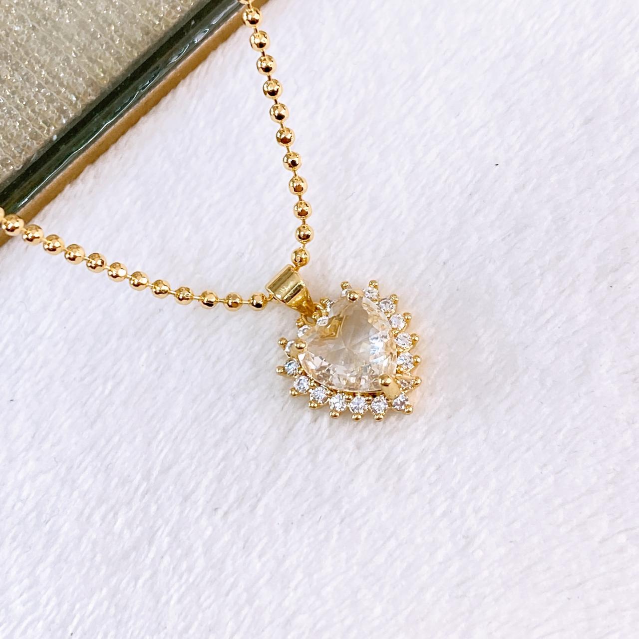 Collar de Chapa de Oro CC2532-1