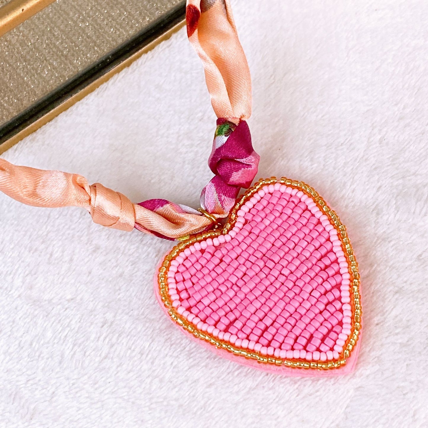 Collar de Tela con chaquira CB926-2
