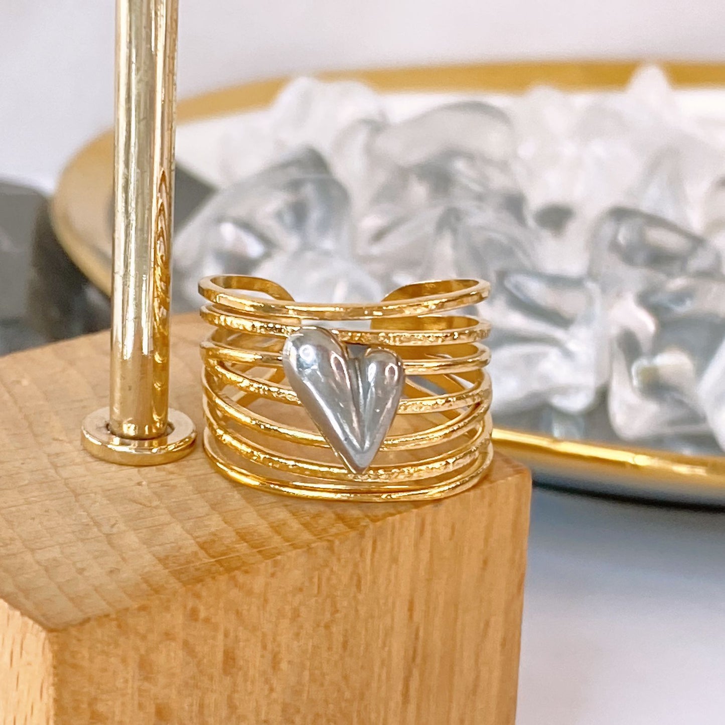 Anillo de Acero Inoxidable Ajustable RAI1329-2