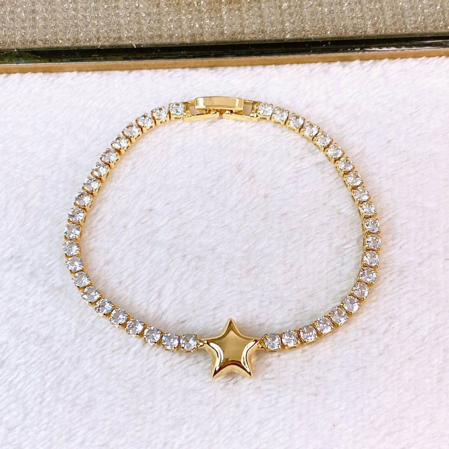 Pulsera de Chapa de Oro COP1922-1