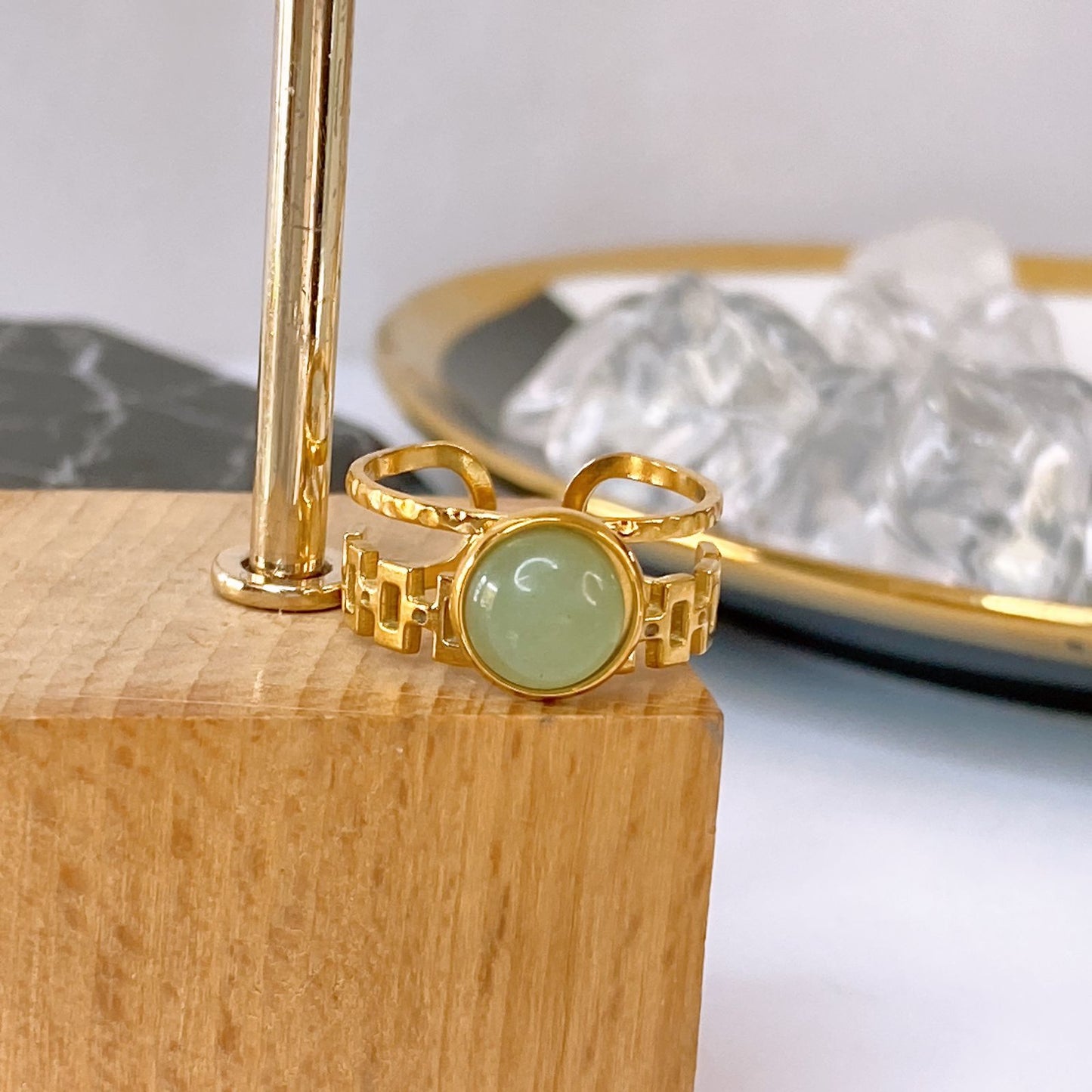 Anillo de Acero Inoxidable Ajustable RAI1353-2
