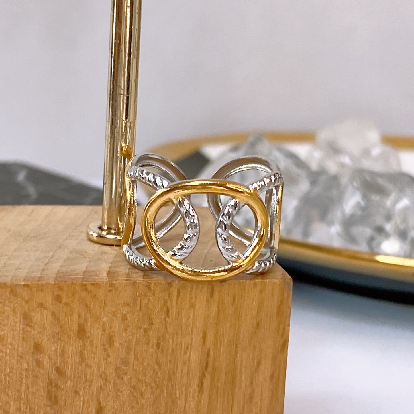 Anillo de Acero Inoxidable Ajustable RAI1352-1