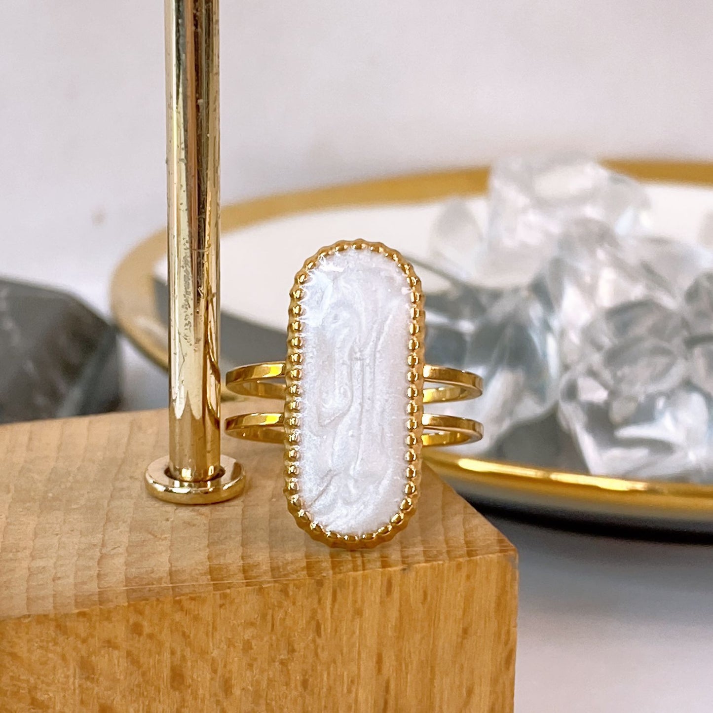 Anillo de Acero Inoxidable Ajustable RAI1363-1