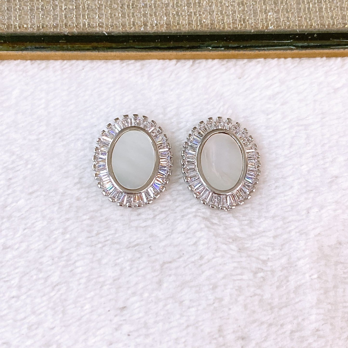 Arete de Chapa de Oro COA2873-2