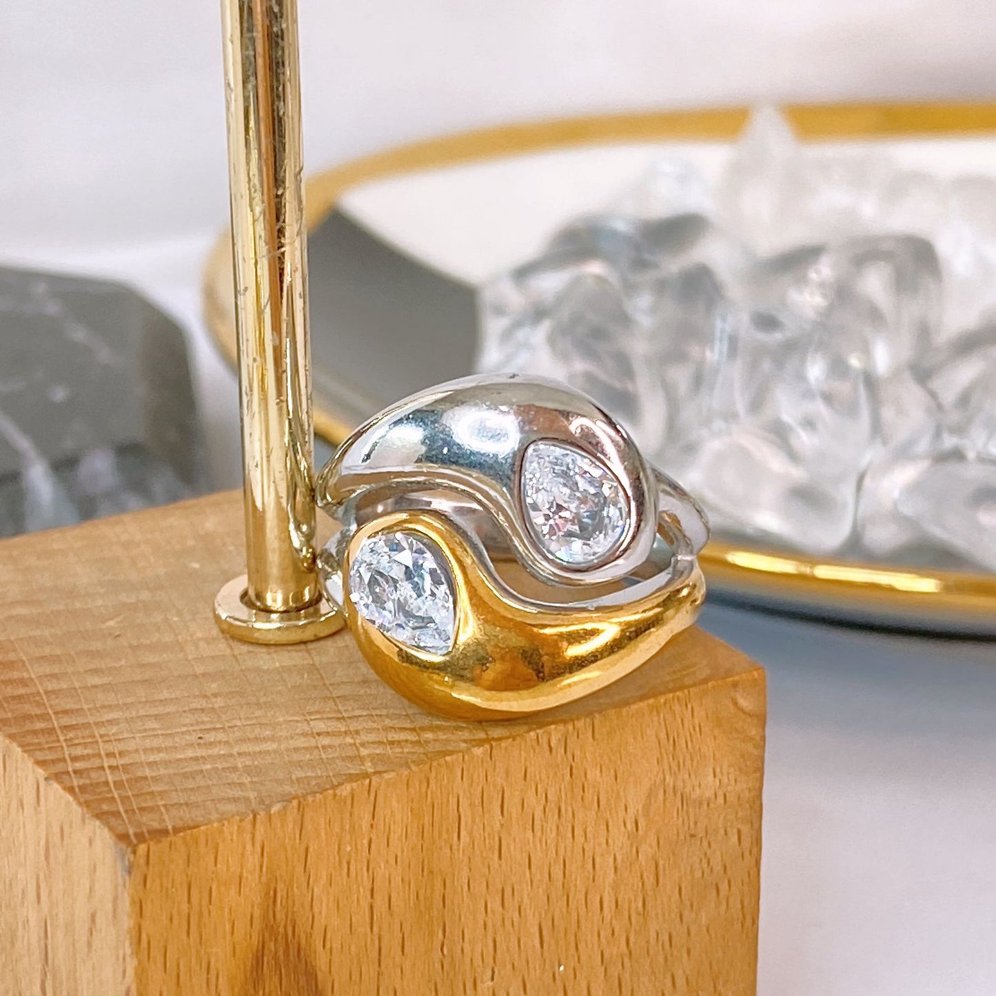 Anillo de Acero Inoxidable Talla #8 RAI1371-8