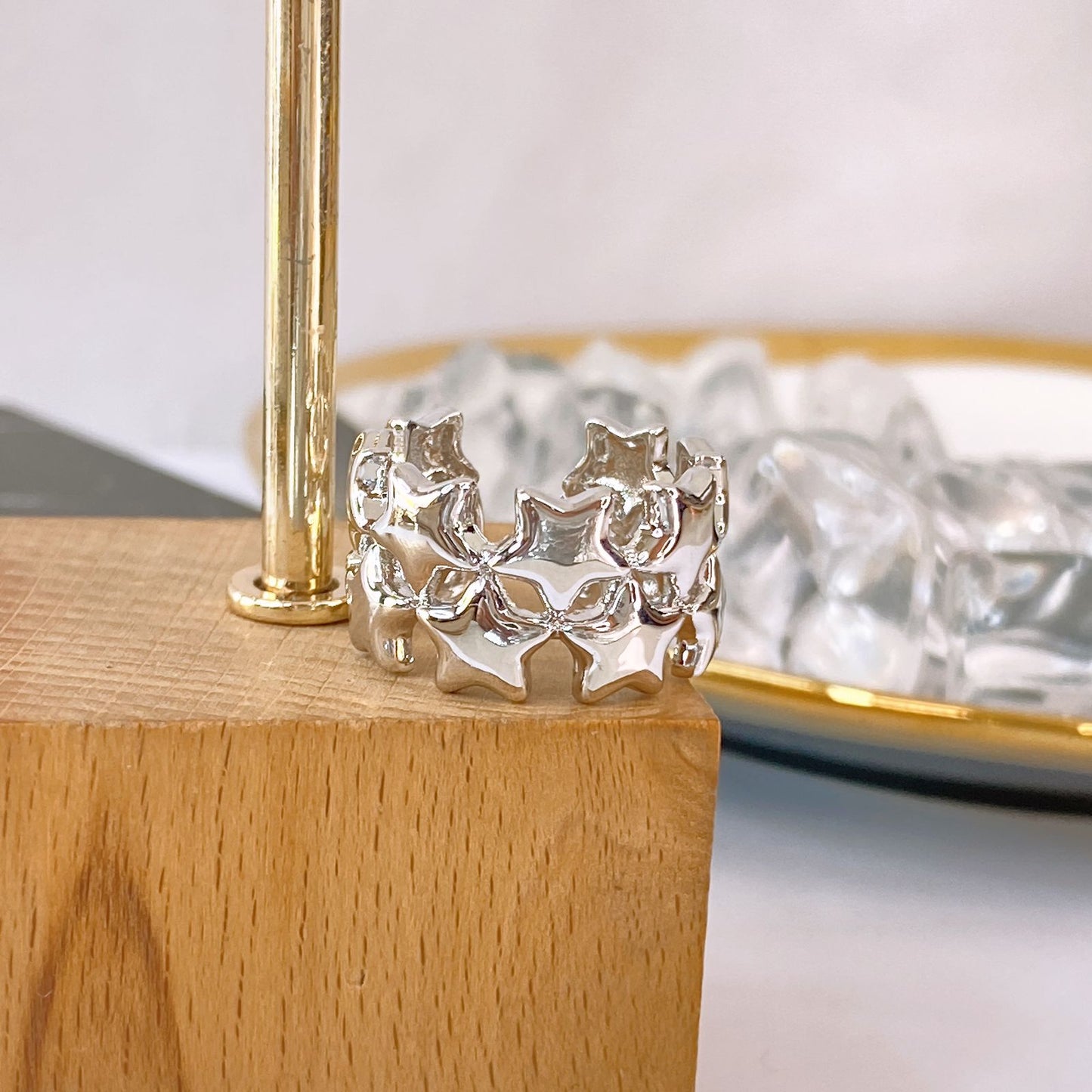 Anillo de Chapa de Oro Ajustable ACO1740-2