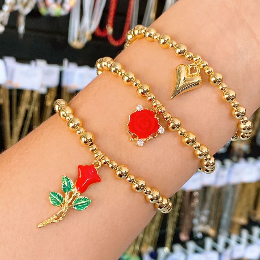 Set de Pulseras de Oro Laminado COP1926-2