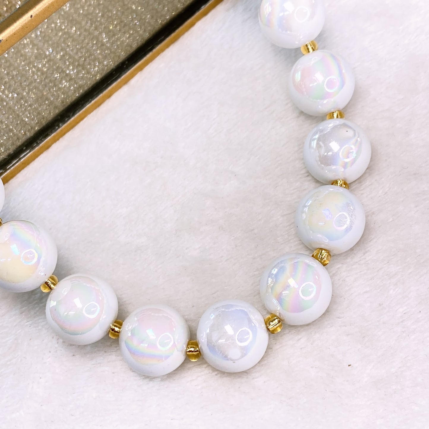 Collar de Resina y Chapa de Oro CC2569-6