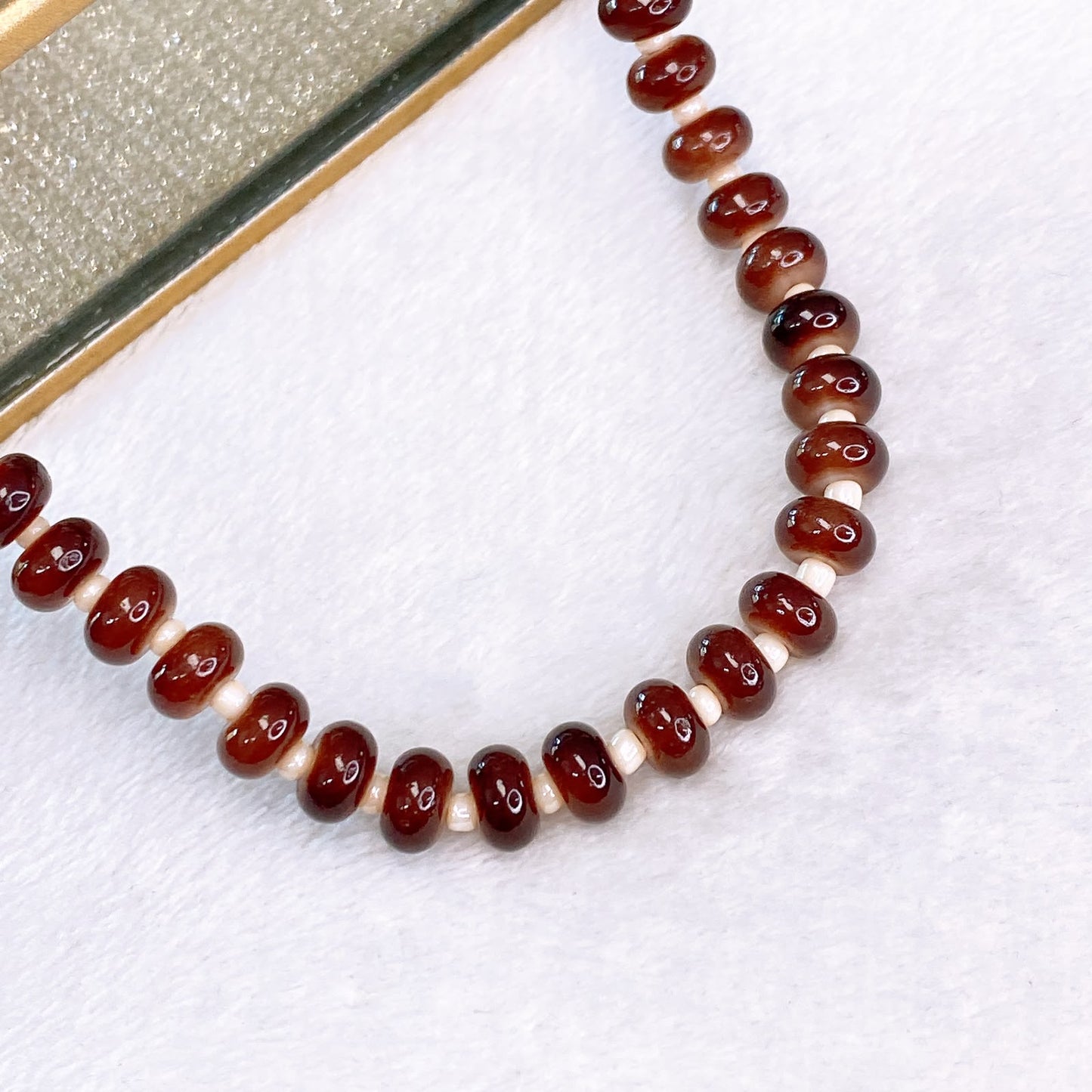 Collar de Resina y Chapa de Oro CC2573-2