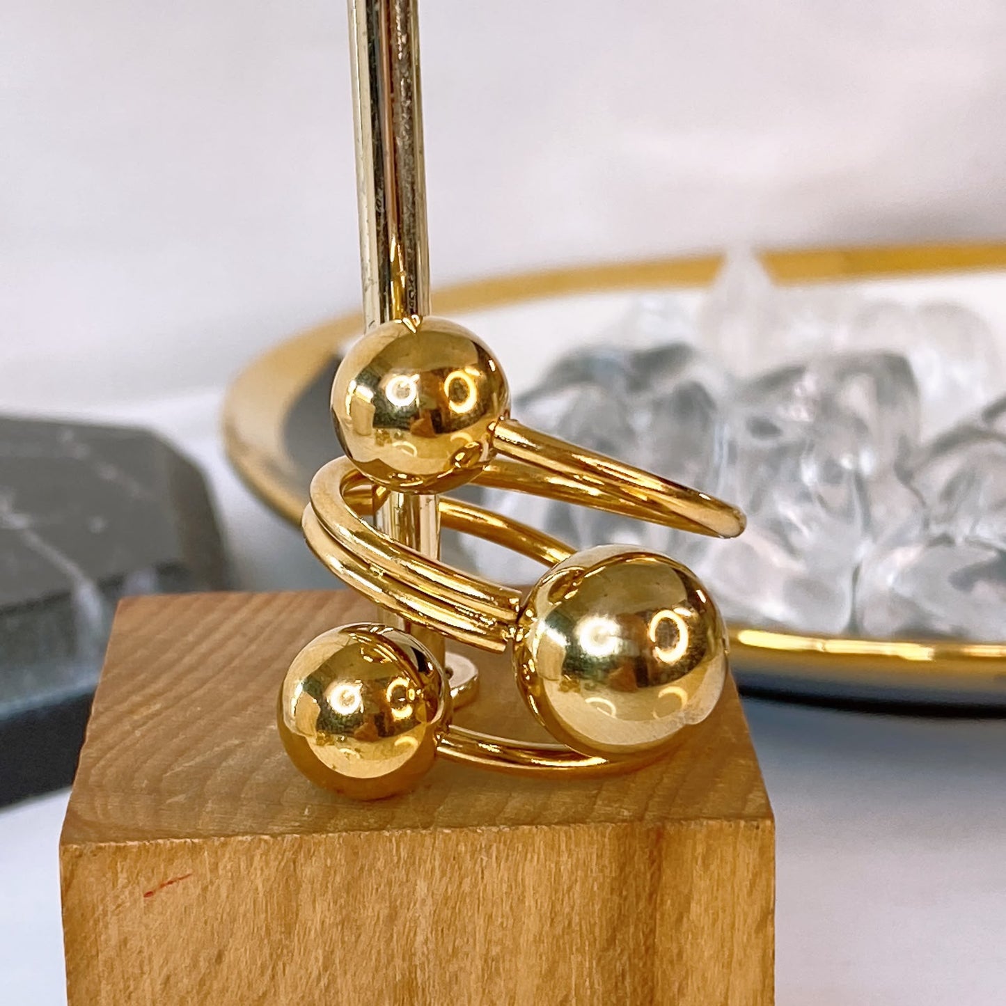 Anillo de Acero Inoxidable Ajustable RAI1377-1