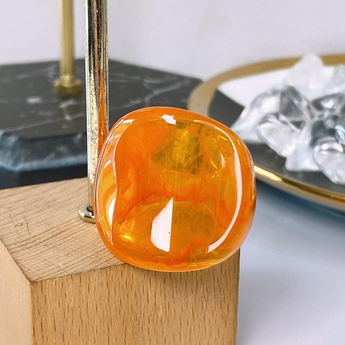 Anillo de Resina Talla #8 RB508-2