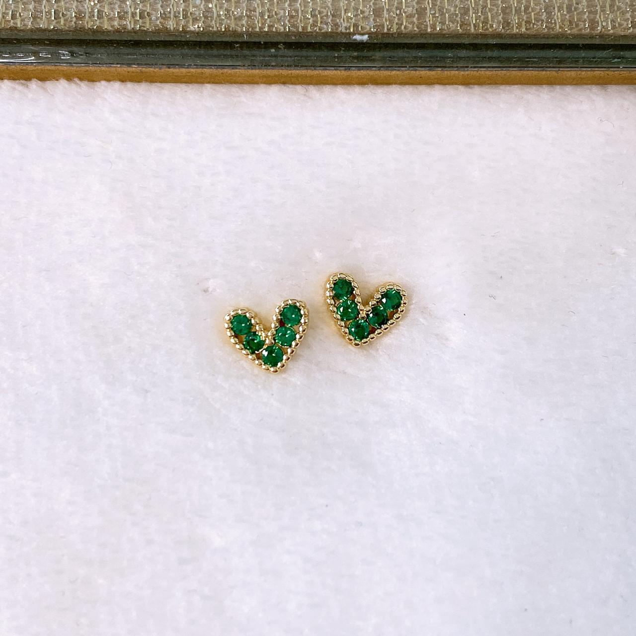 Arete de Chapa de Oro COA2883-3