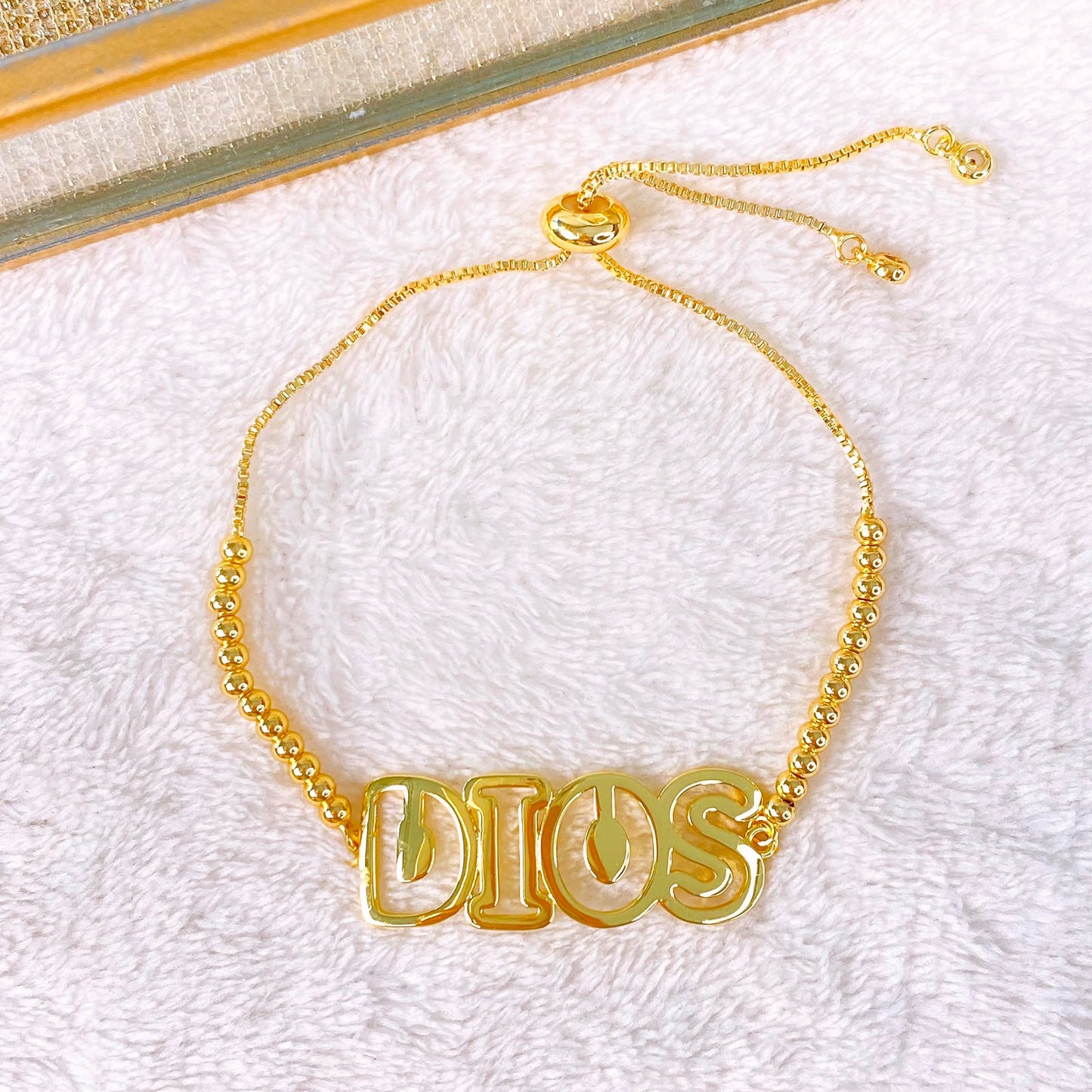 Pulsera de Chapa de Oro COP1950-2