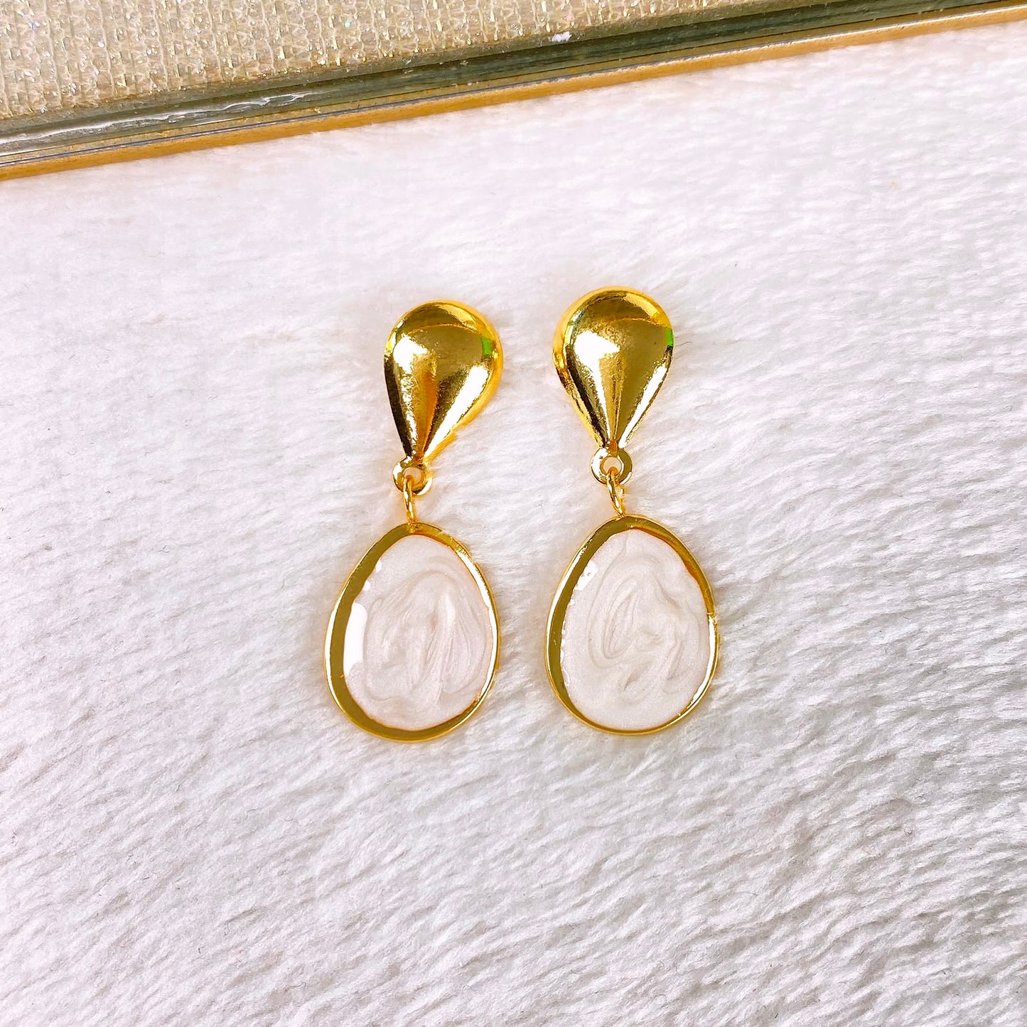 Arete de Acero Inoxidable Esmaltado AAI3061-1