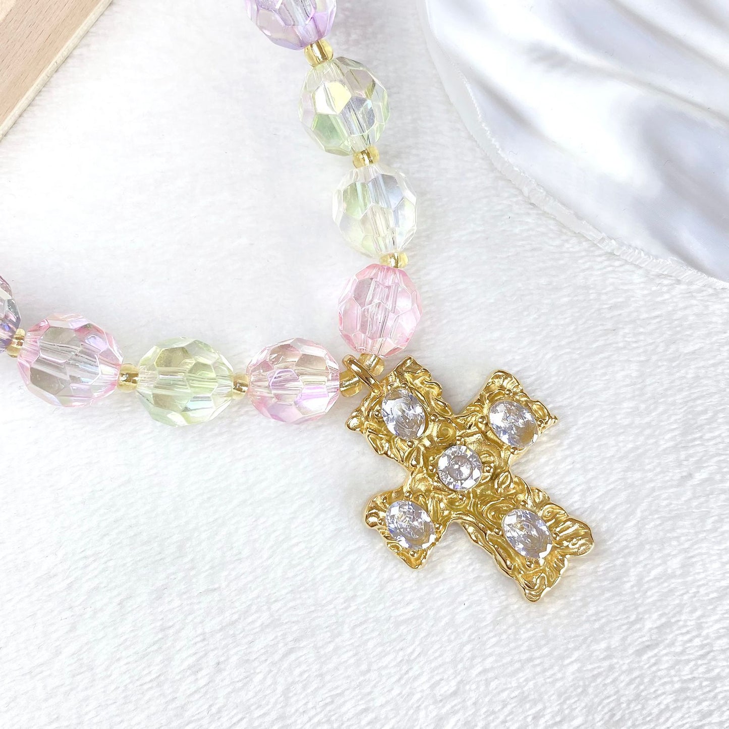 Collar de Acrilico y Acero Inoxidable CAI3480-1