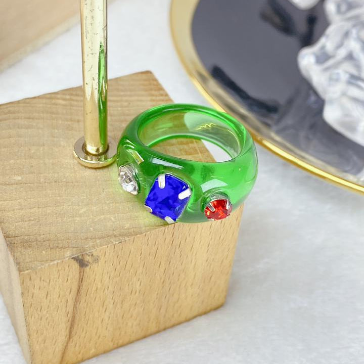 Anillo de Resina Talla #8 RB514-3