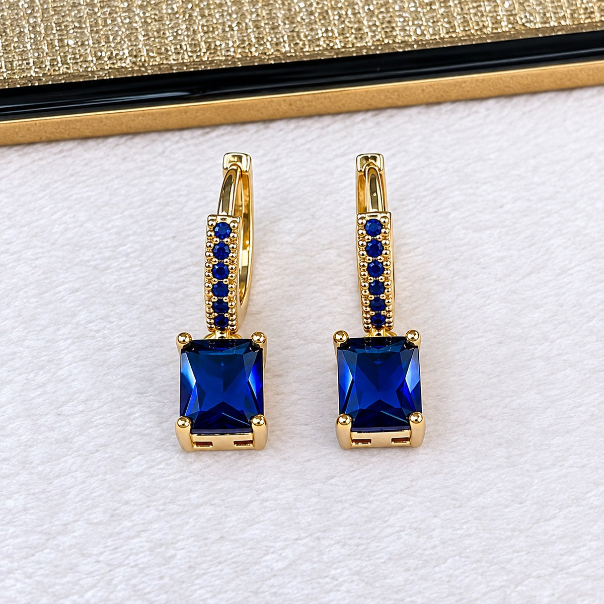 Arete de Chapa de Oro COA2494-6