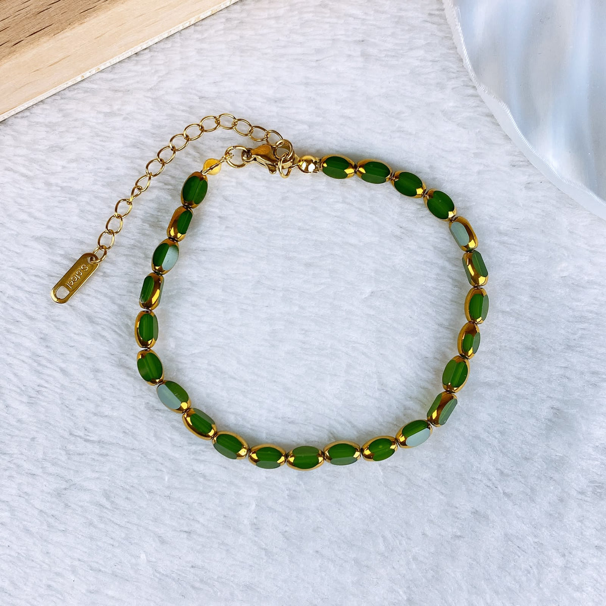 Pulsera de Acero Inoxidable y Cristal PAI1777-7