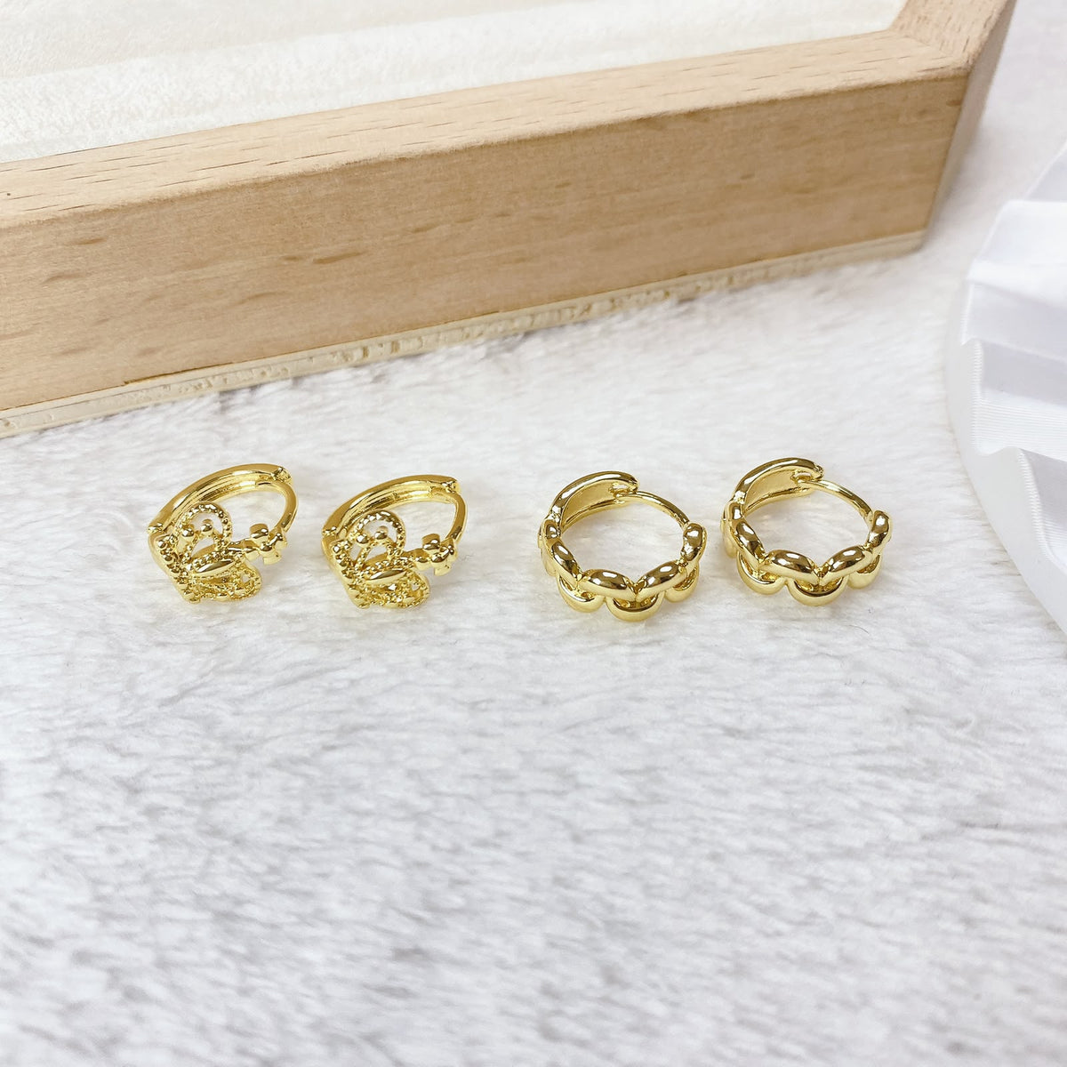 Set de Aretes de Oro Laminado COA2943-13