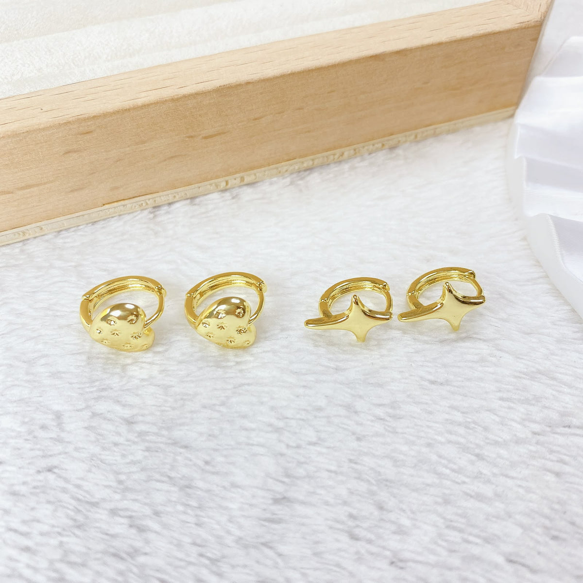 Set de Aretes de Oro Laminado COA2943-3