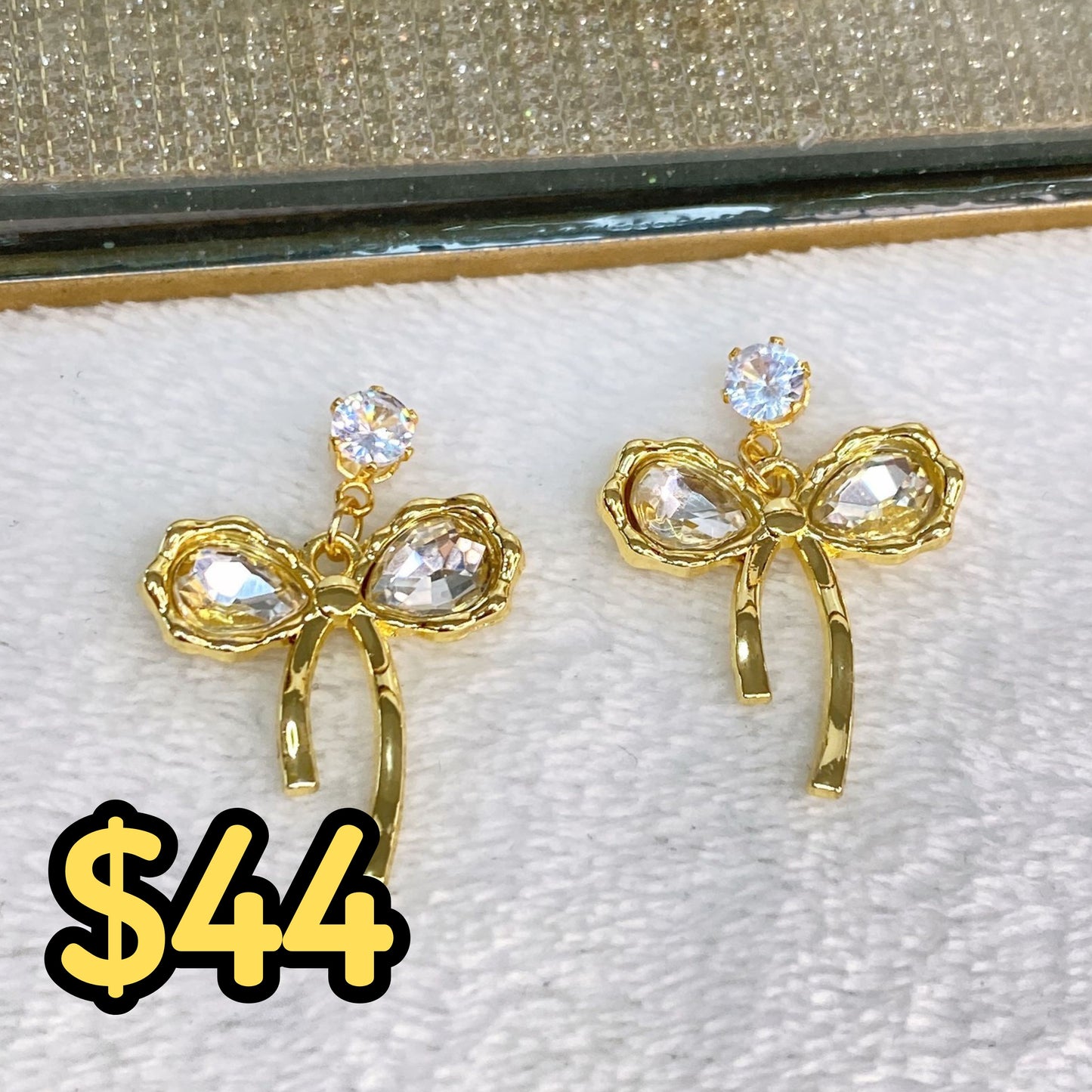 Arete de Chapa de Oro COA2065-1