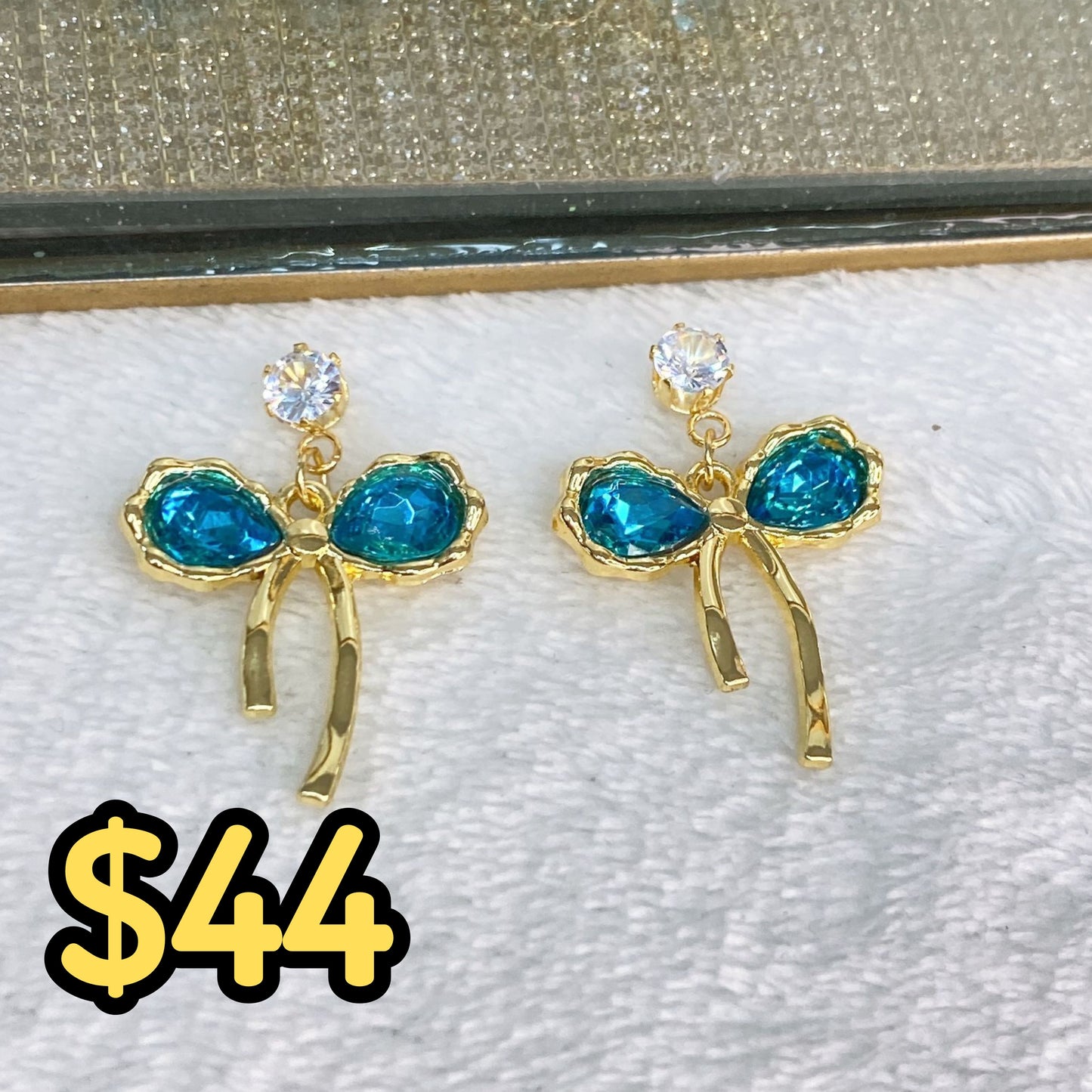 Arete de Chapa de Oro COA2065-2