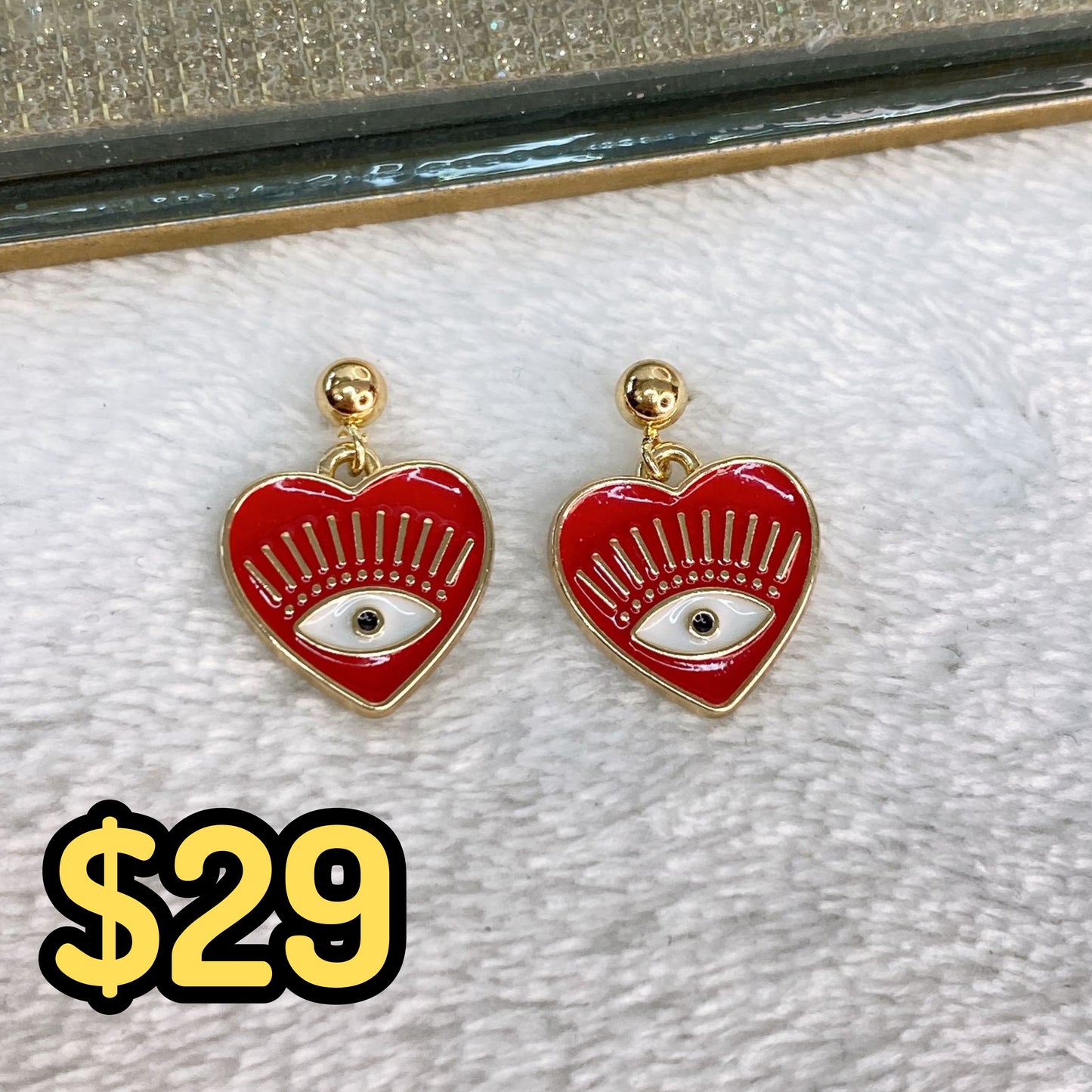 Arete de Chapa de Oro COA2067-2